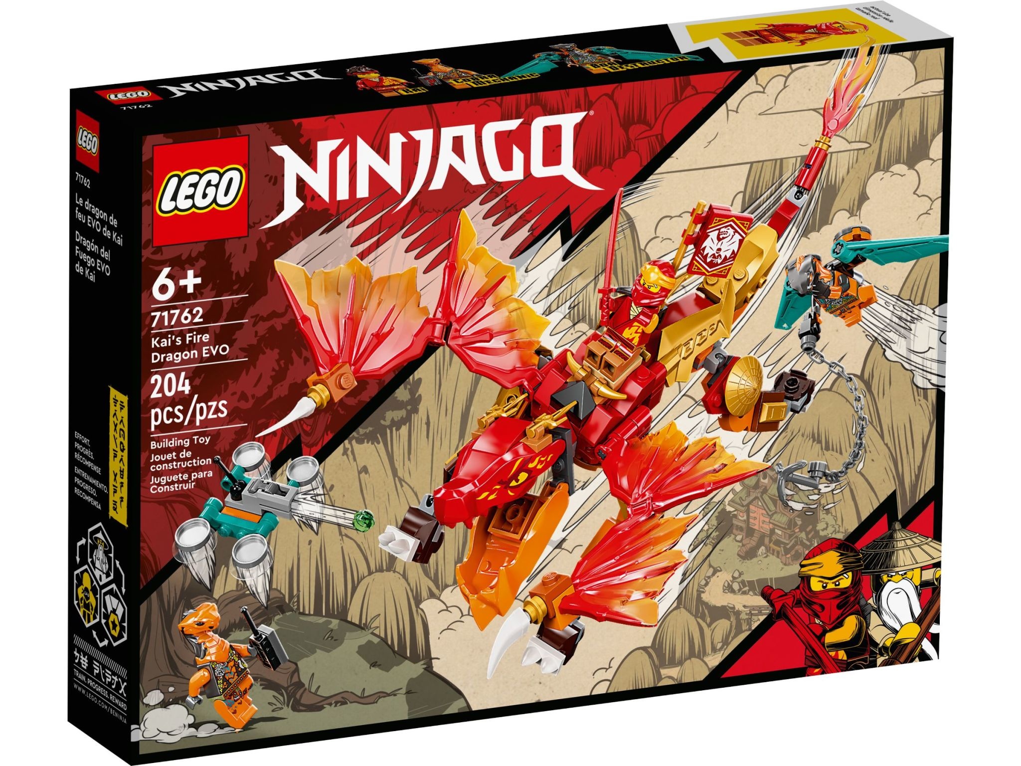 Lego Lego Ninjago 71762 - Le dragon de feu EVO de Kai