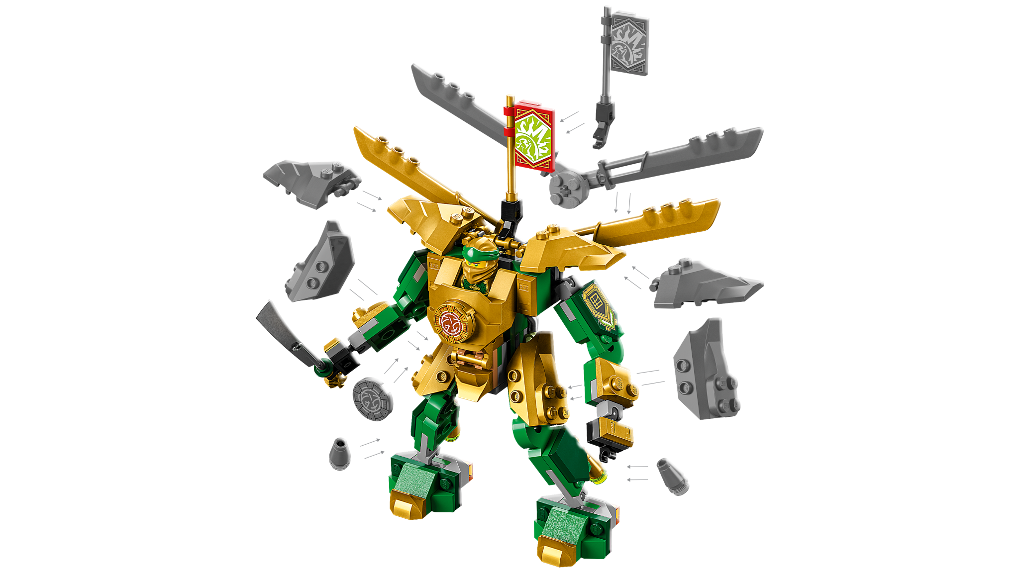 Lego 71781 Ninjago - Le robot de combat de Lloyd EVO - Maitre des Jeux