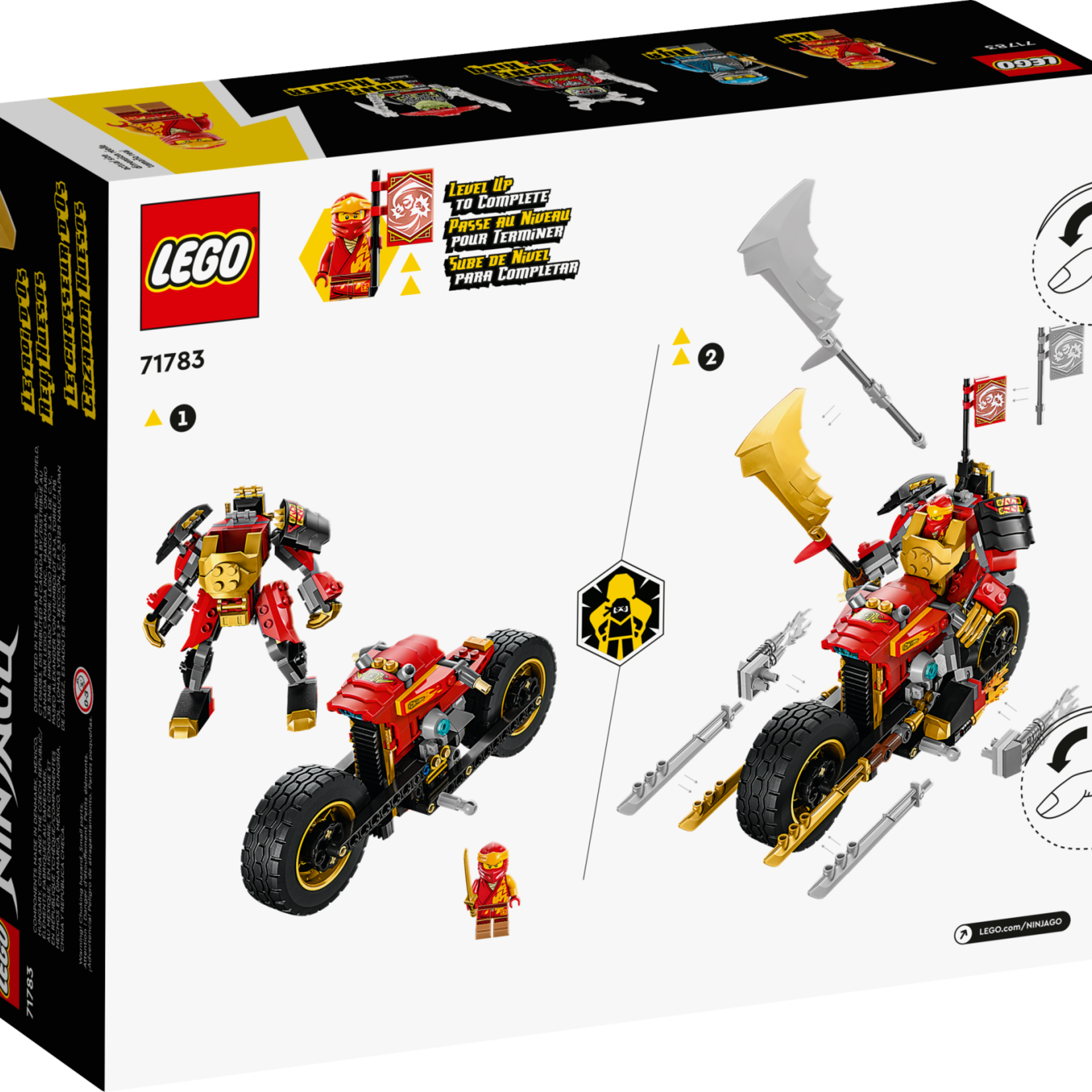 Lego Lego 71783 Ninjago - La moto robot de Kai EVO