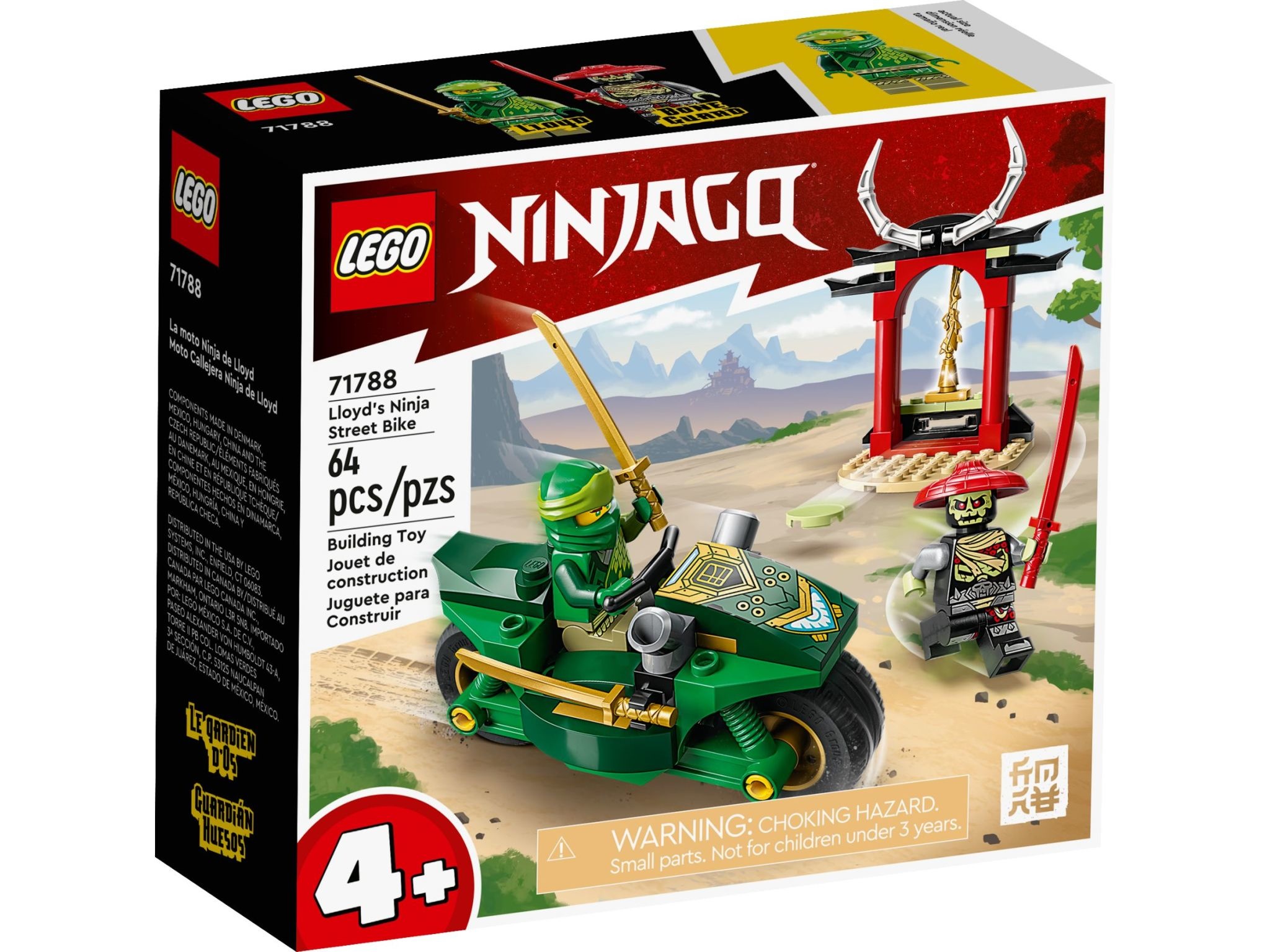 LEGO Ninjago 71787 pas cher, La boîte de briques créatives ninja