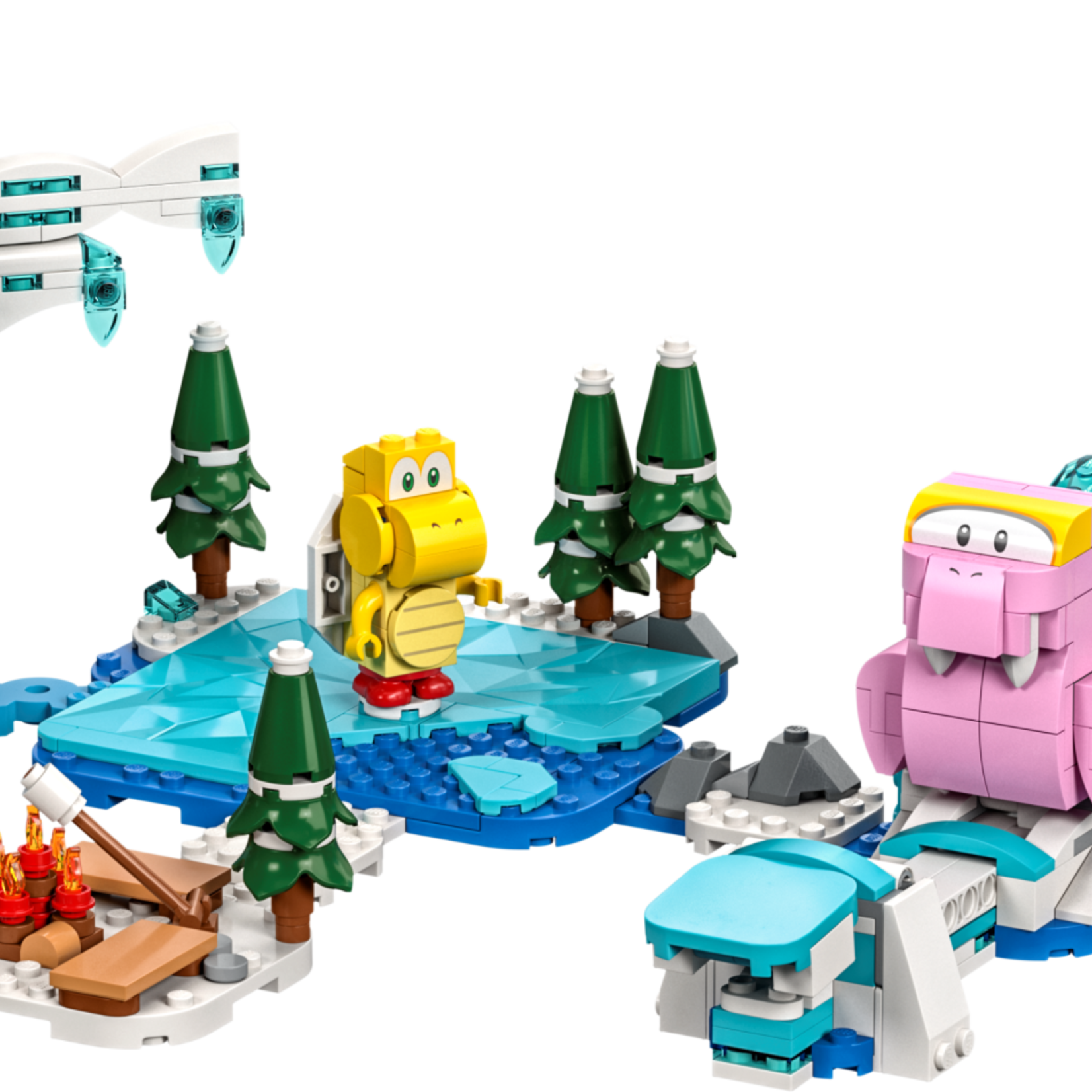 Lego Lego 71417 Super Mario - Ensemble d'extension L’aventure dans la neige de Morsinet