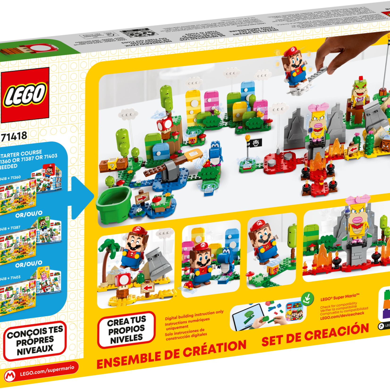 Lego Lego 71418 Super Mario - Ensemble La boîte à outils créative