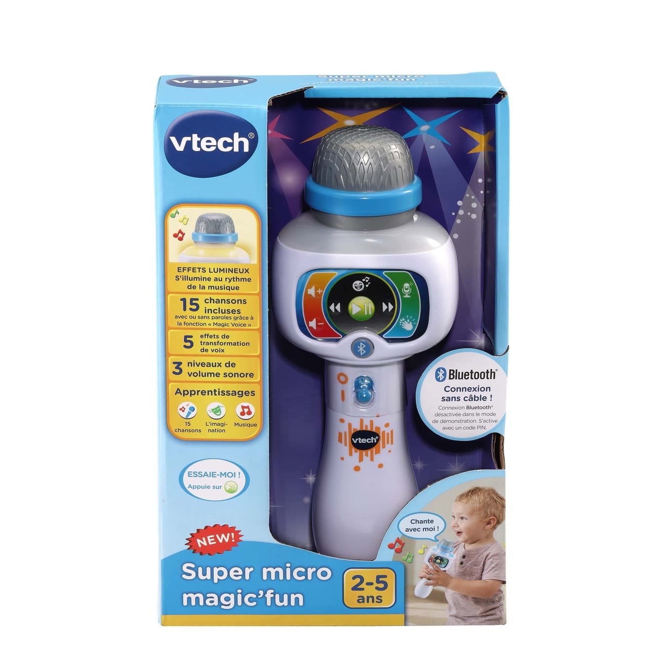 VTech - Tablette P'tit Genius Magic light - Maitre des Jeux