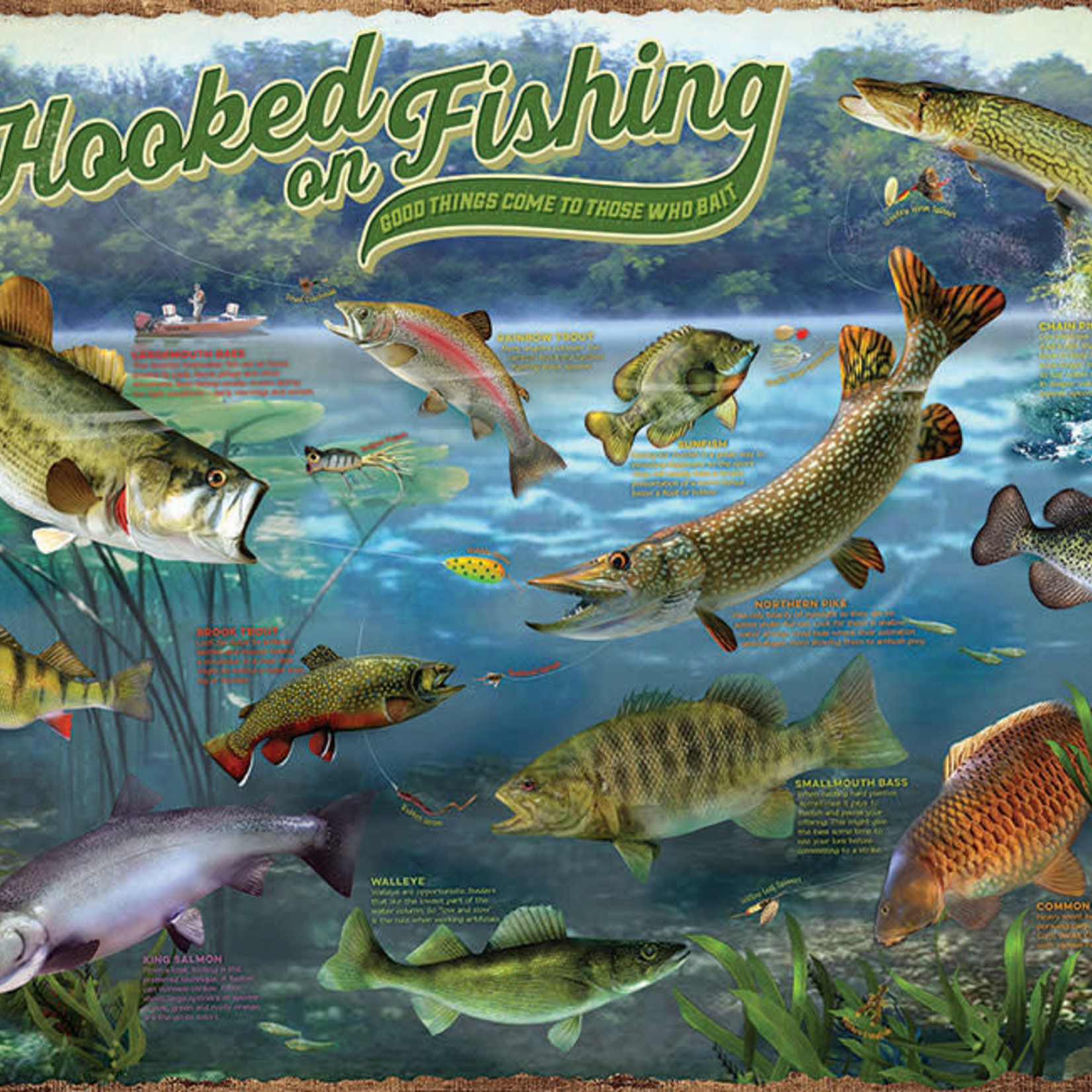 Cobble Hill Cobble Hill 1000 - Hooked on Fishing
