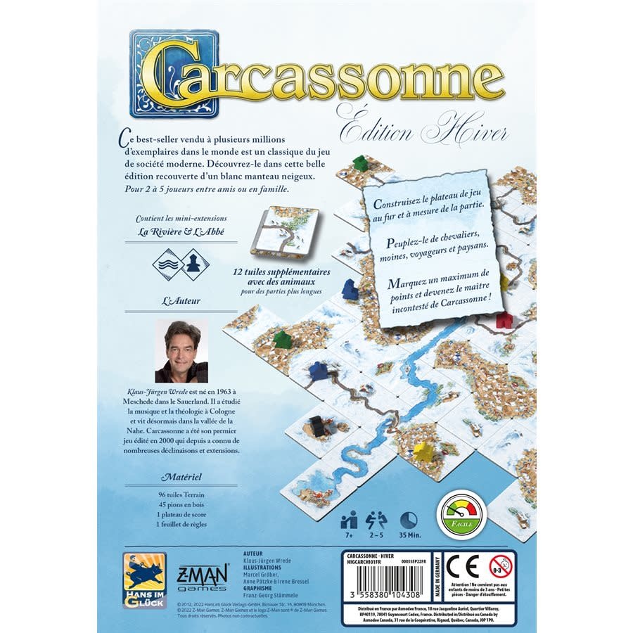 Z-MAN Games Carcassonne - Édition Hiver