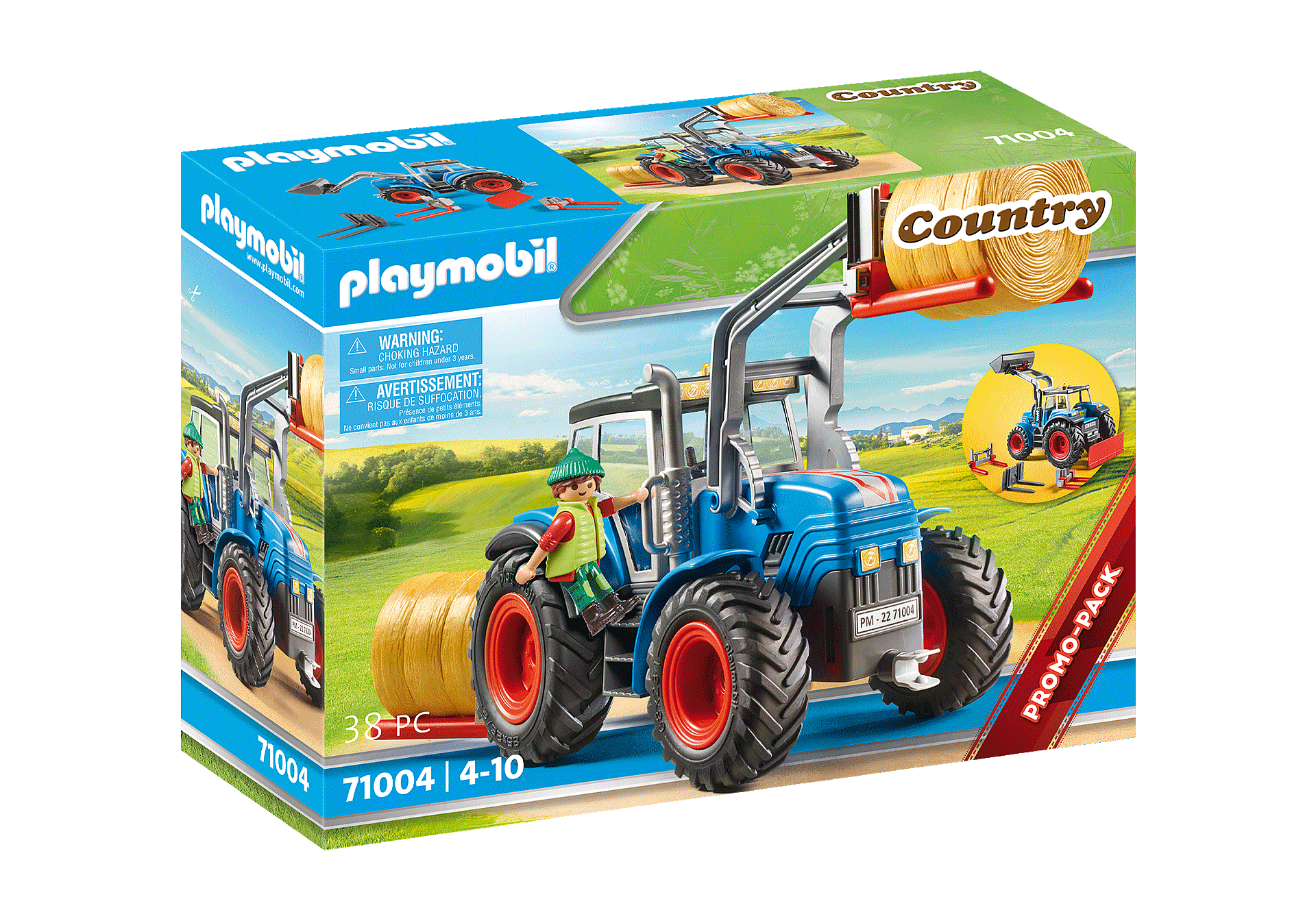 Playmobil Playmobil 71004 Country - Tracteur et fermier