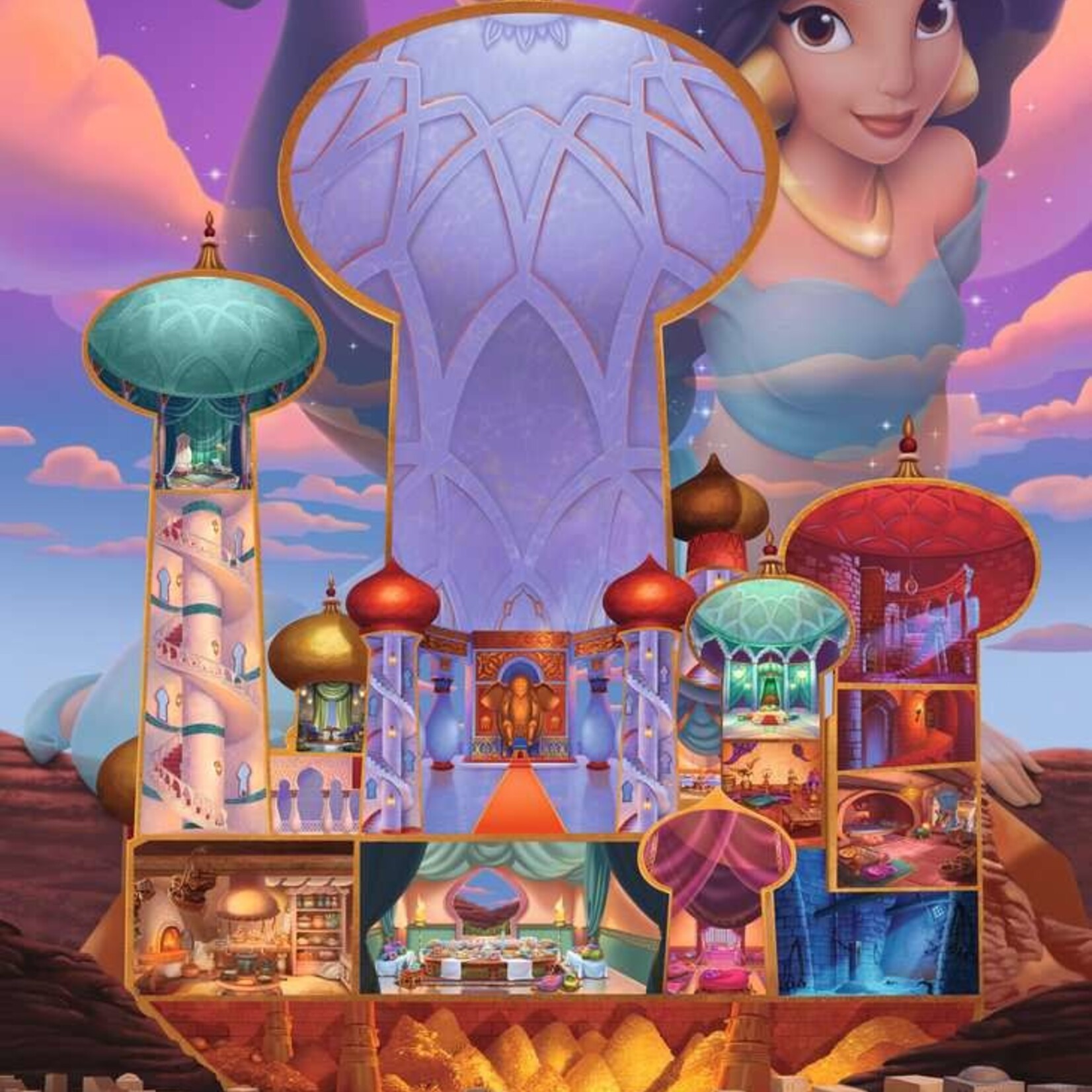 Ravensburger Ravensburger 1000 - Disney Castle Collection : Jasmine
