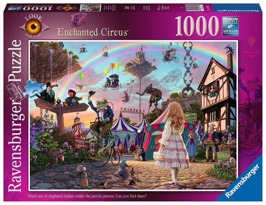 Ravensburger Ravensburger 1000 - Cherche et trouve : Cirque enchanté