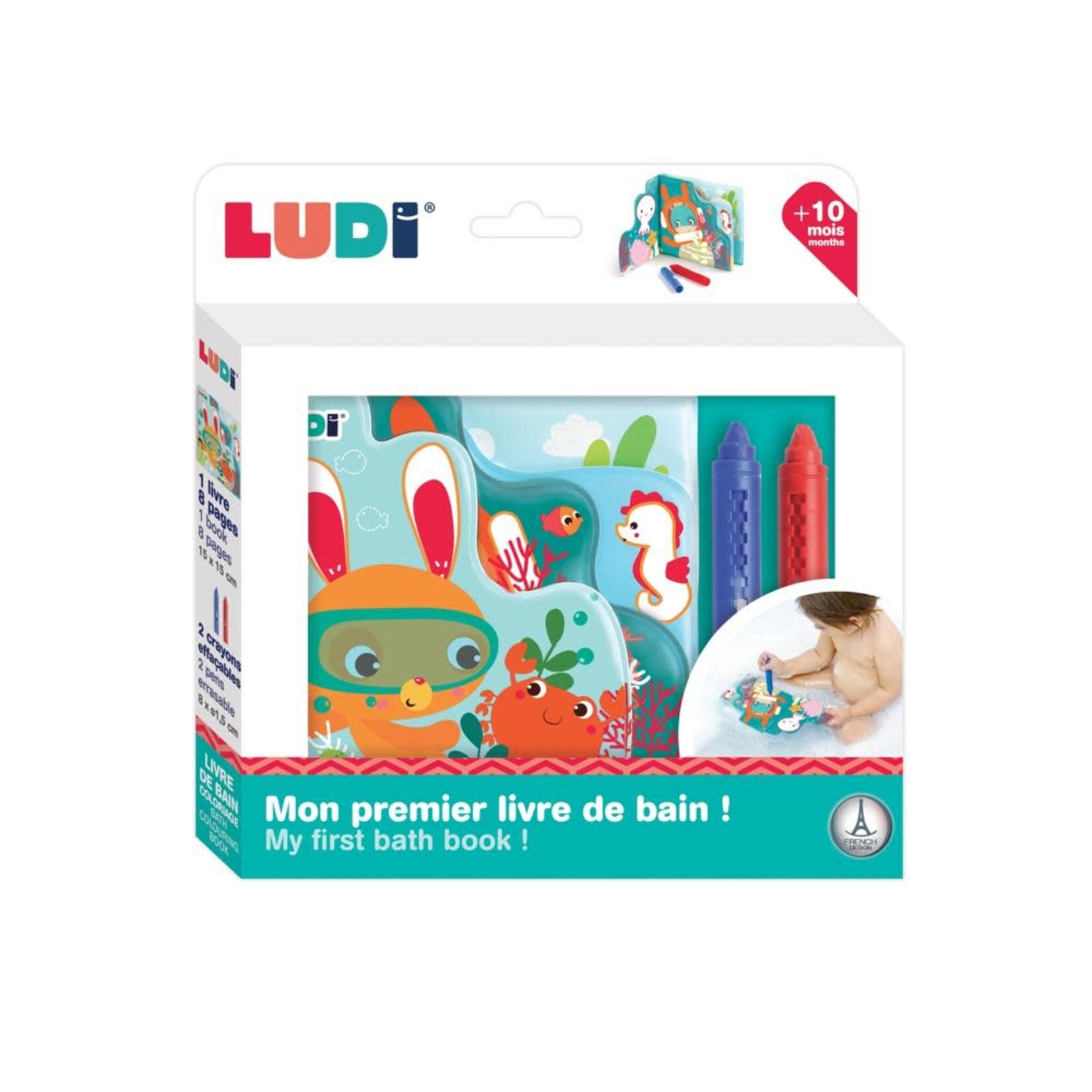 LUDI Mon premier livre de bain!