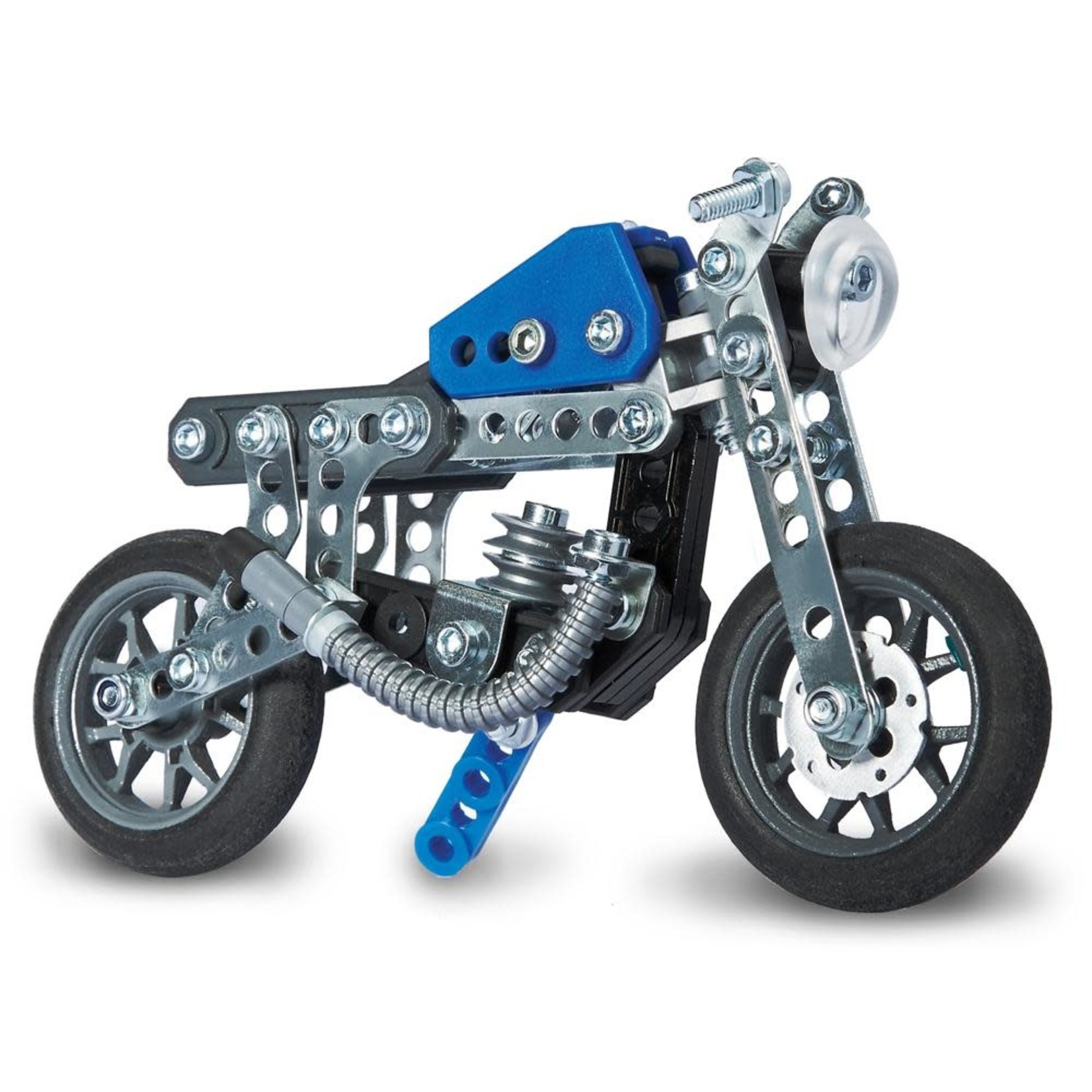 Meccano Meccano - Ensemble 5en 1 de Moto de course Bleue