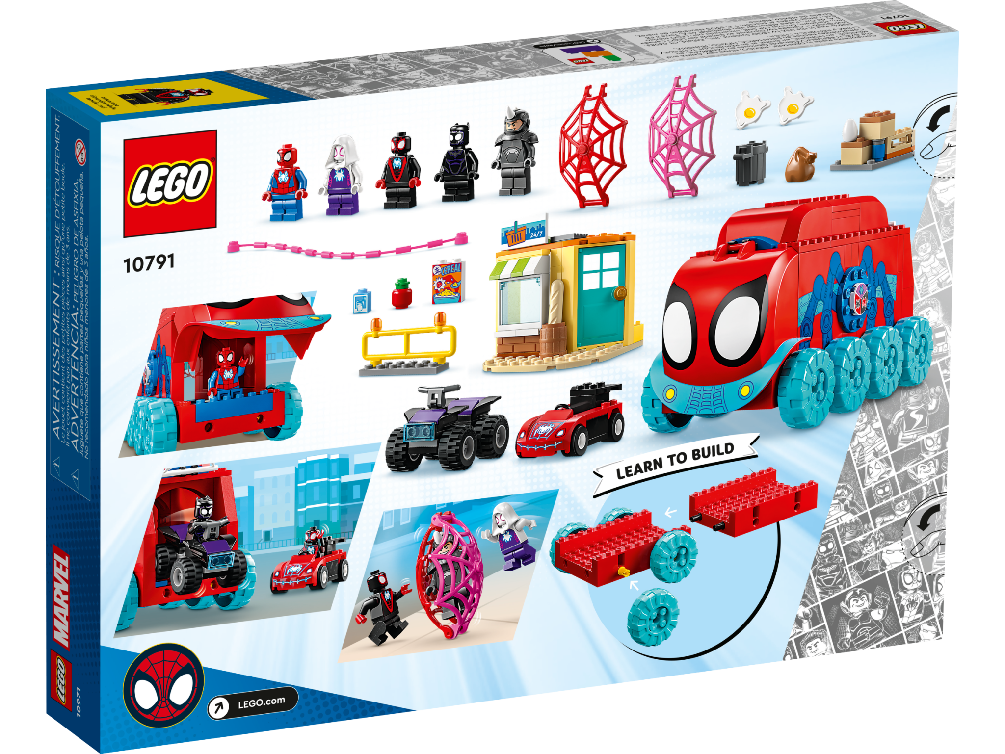 Lego 10789 Marvel - La voiture de Spider-Man et Doc Ock - Maitre des Jeux