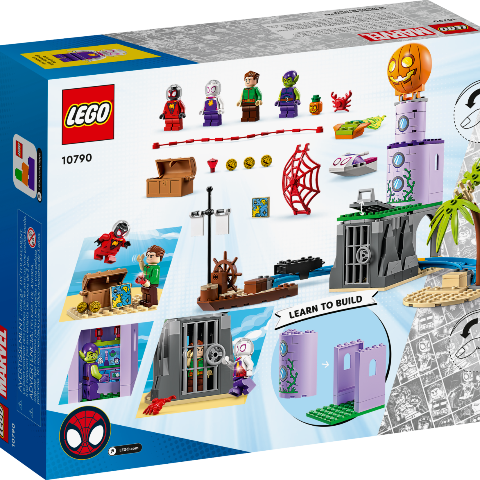 Lego Lego 10790 Marvel - L’équipe de Spider-Man au phare du Bouffon Vert