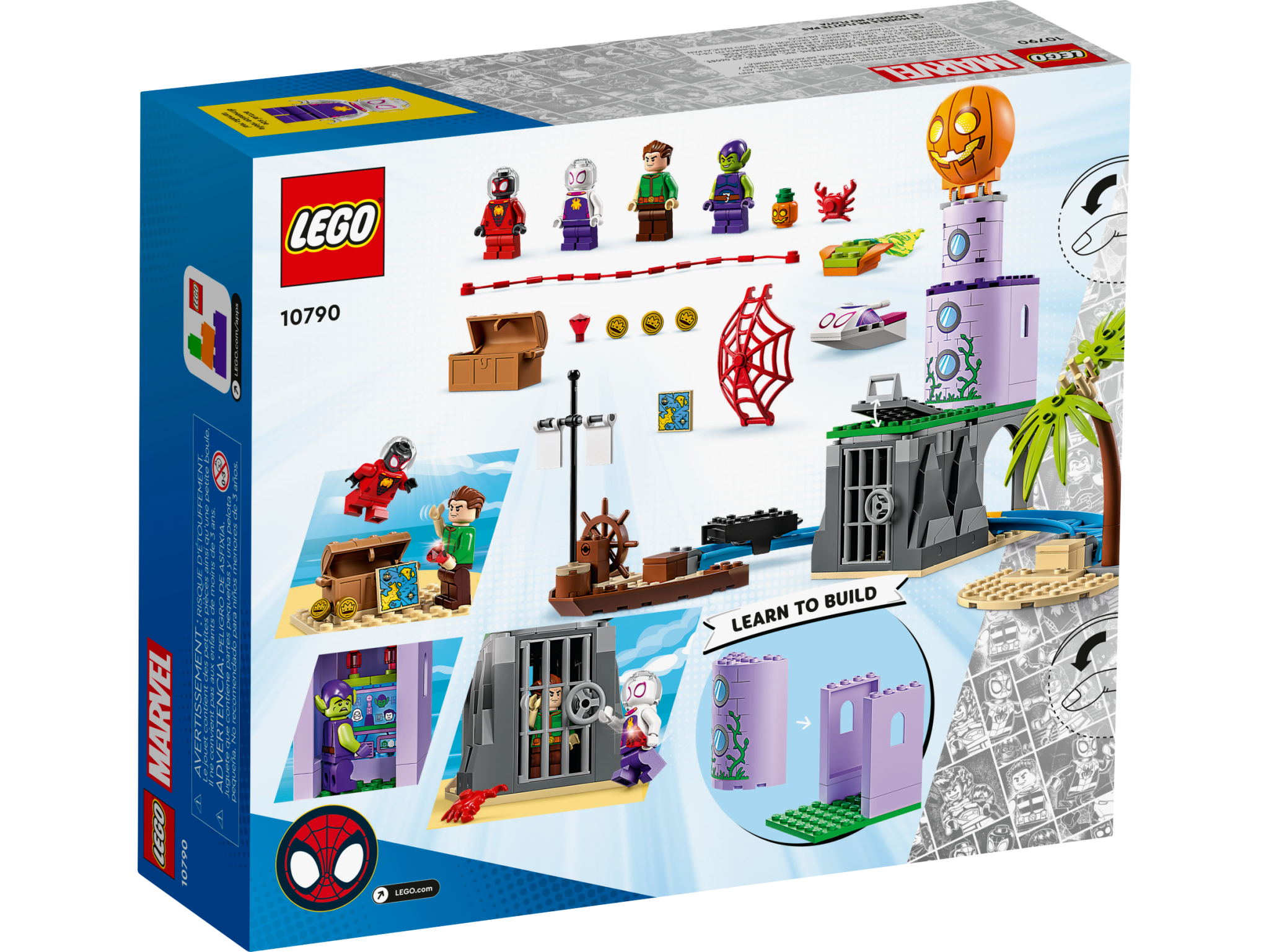 Lego Lego 10790 Marvel - L’équipe de Spider-Man au phare du Bouffon Vert
