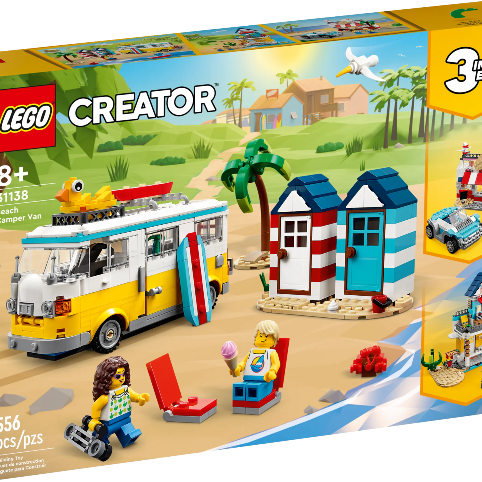 Lego Lego 31138 Creator - La fourgonnette de camping de plage