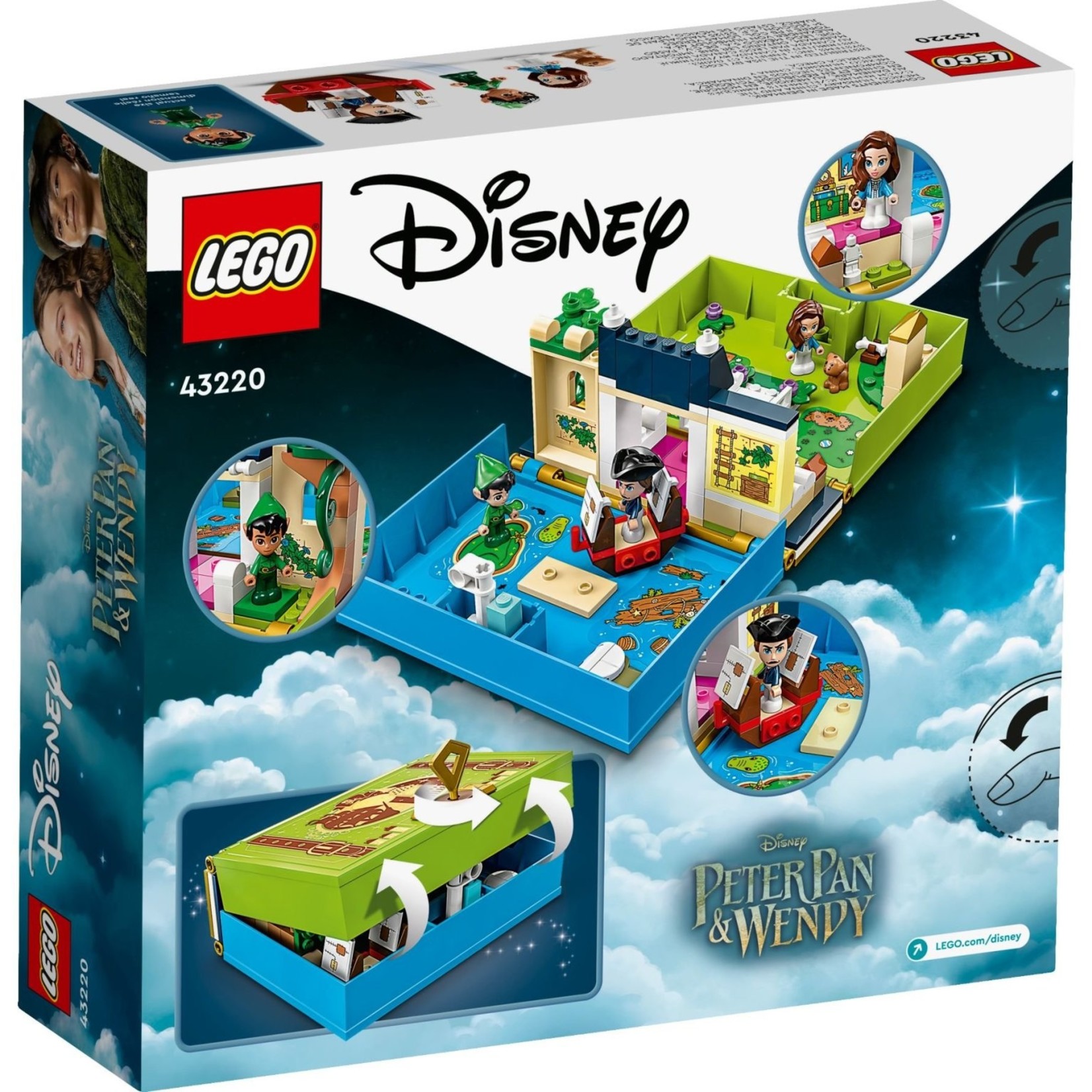 Lego ***** Lego 43220 Disney - Le livre d’aventures de Peter Pan et Wendy