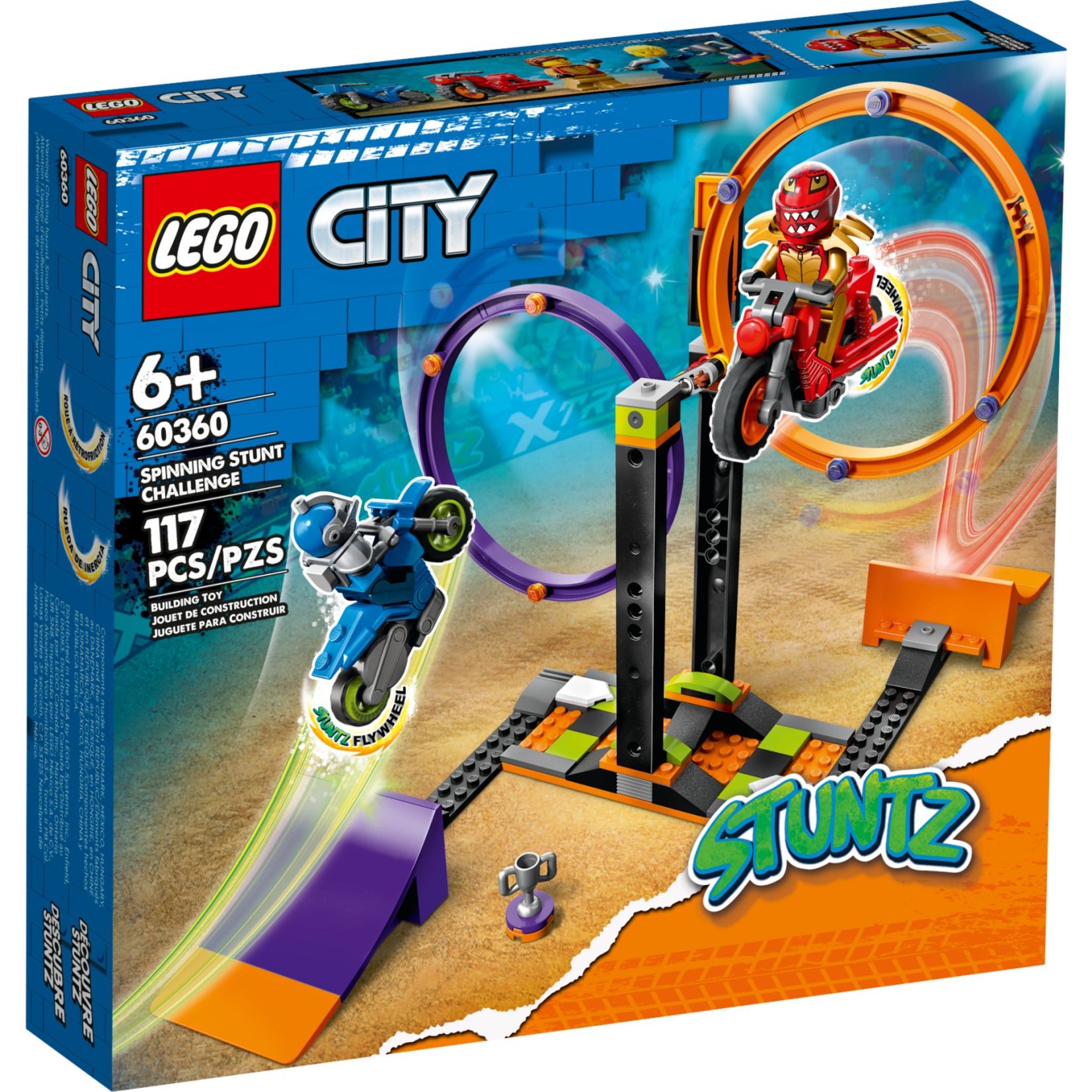 Lego Lego 60360 City - Le défi de cascades tournoyantes