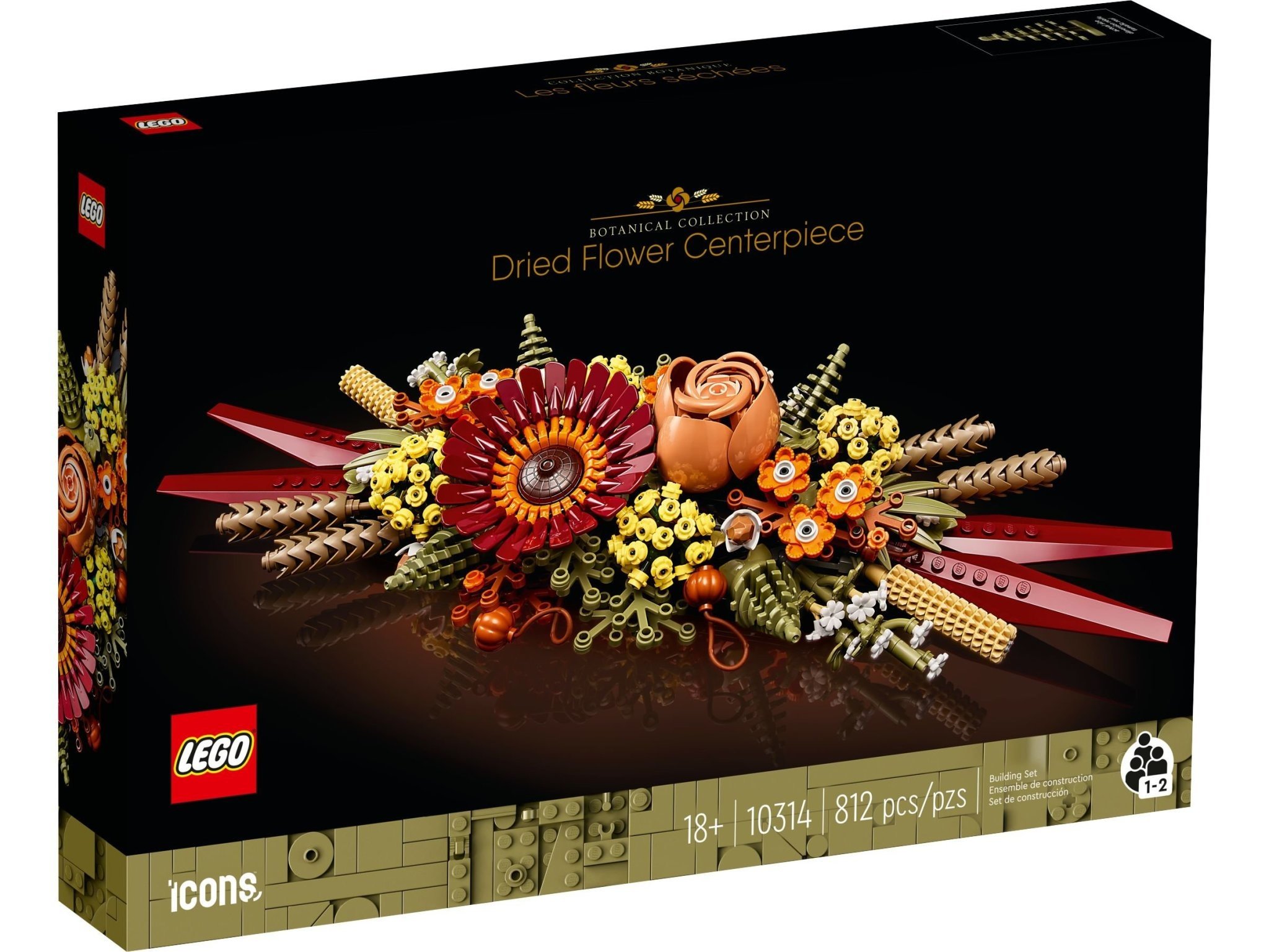 LEGO Icons Le bouquet de fleurs sauvages 10313 Ensemble de