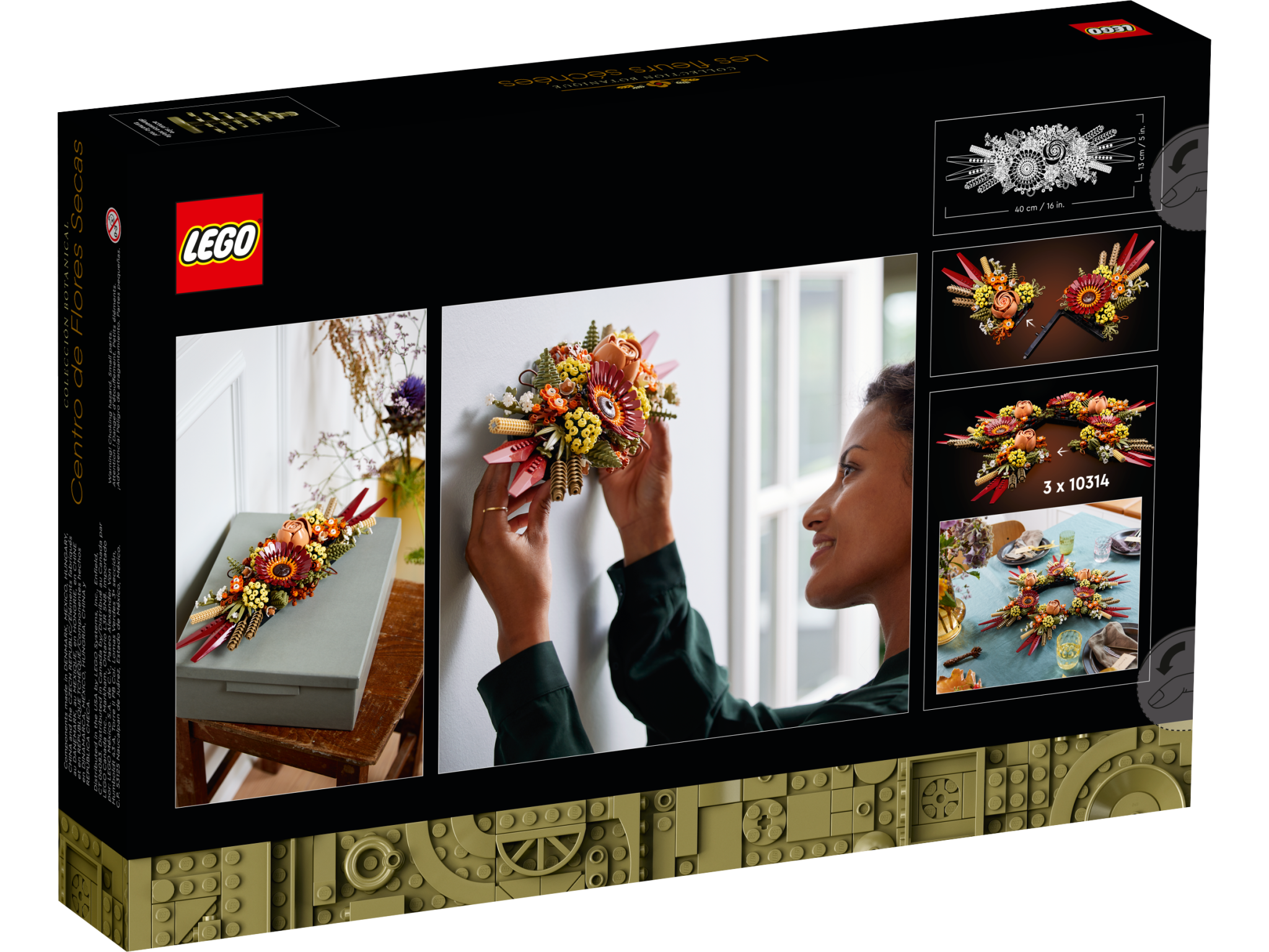 Lego Lego 10314 Icons - Les fleurs séchées