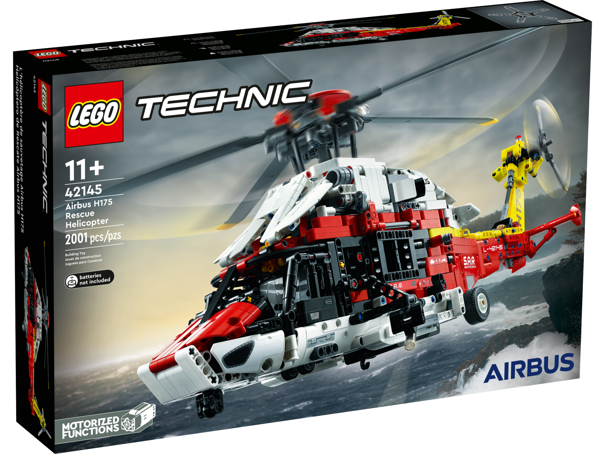 LEGO 42152 Technic L'Avion de Lutte Contre l'Incendie, Jouet Pompier à  Construire, Maquette pour Enfants Dès 10 Ans pour Noël, Jeu Éducatif, Cadeau