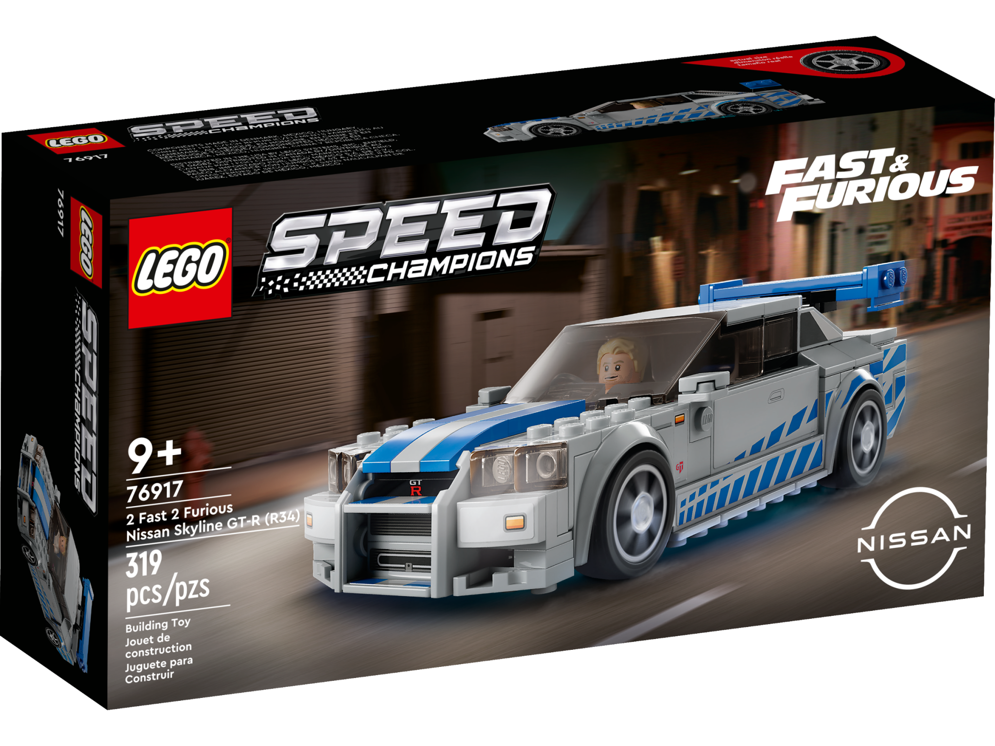 Lego Lego 76917 Speed Champions - Nissan Skyline GT-R (R34) 2 Fast 2 Furious