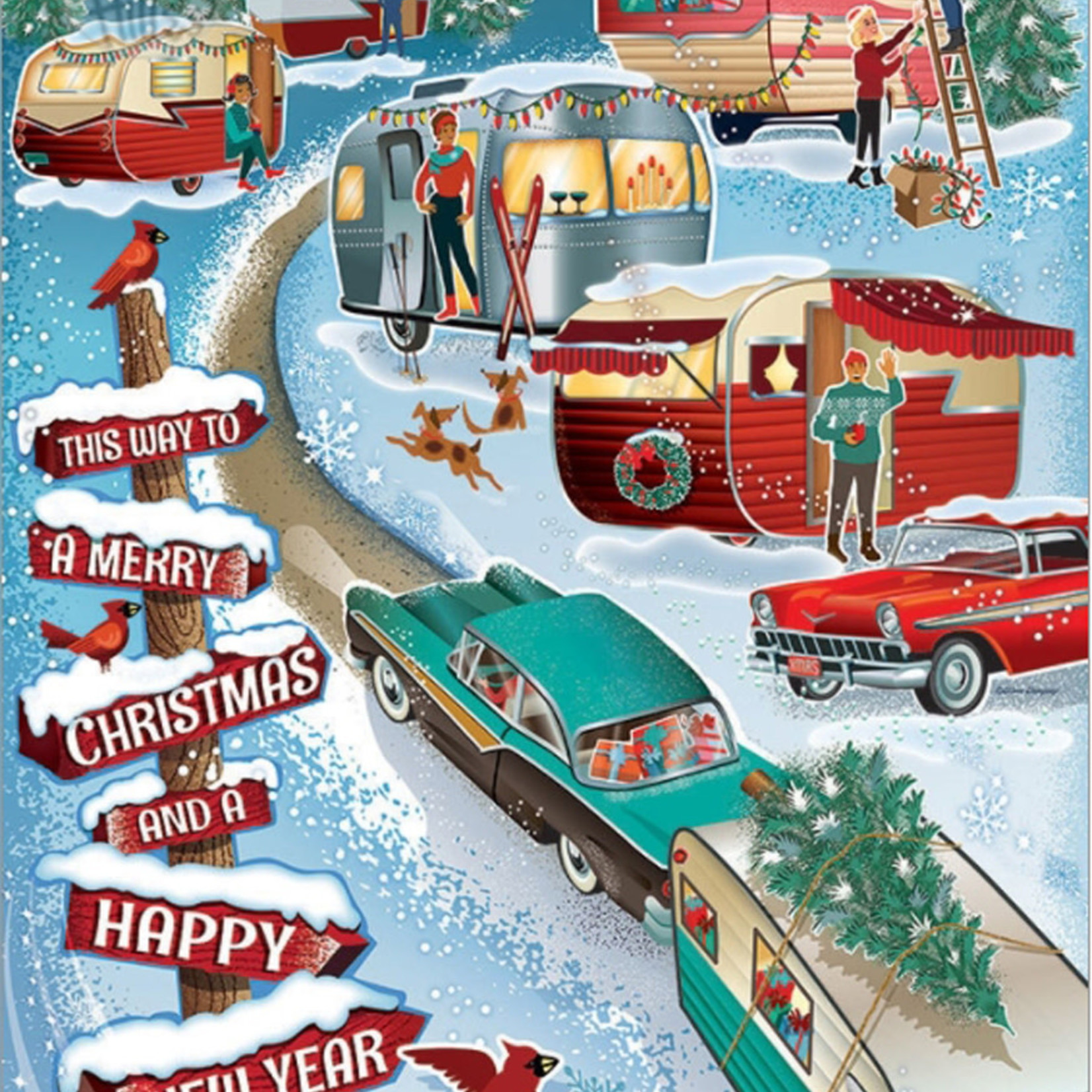 Cobble Hill Cobble Hill 1000 - Christmas Campers