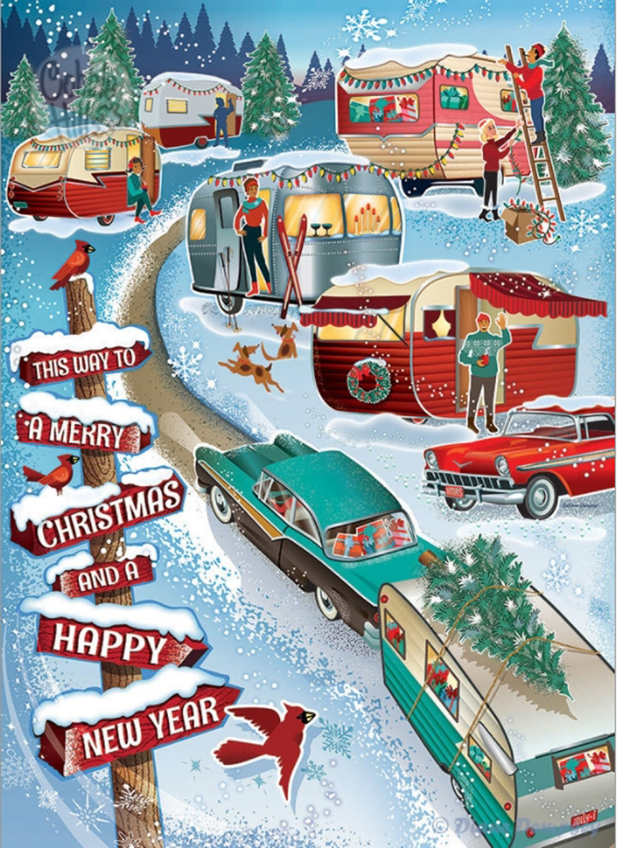 Cobble Hill Cobble Hill 1000 - Christmas Campers