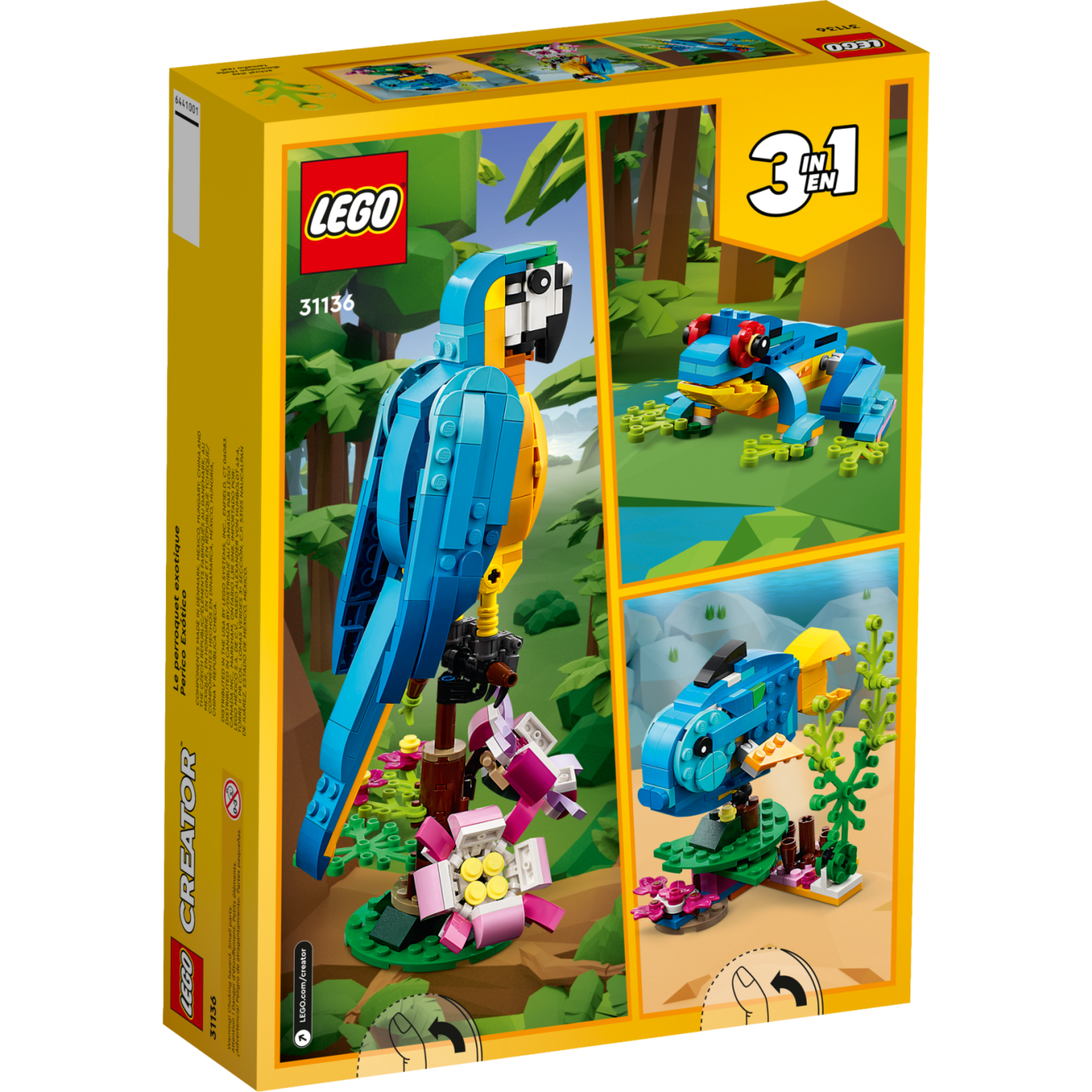Lego Lego 31136 Creator - Le perroquet exotique
