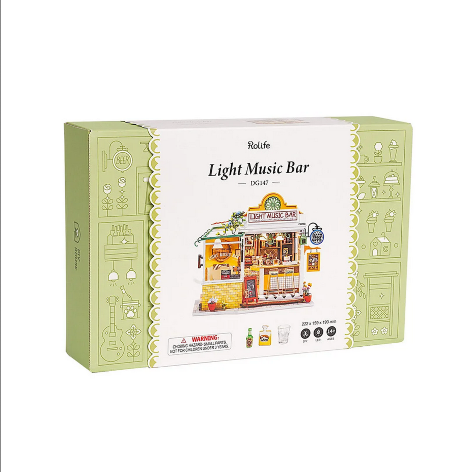 Robotime Rolife DG147 - DIY Miniature House - Light Music Bar