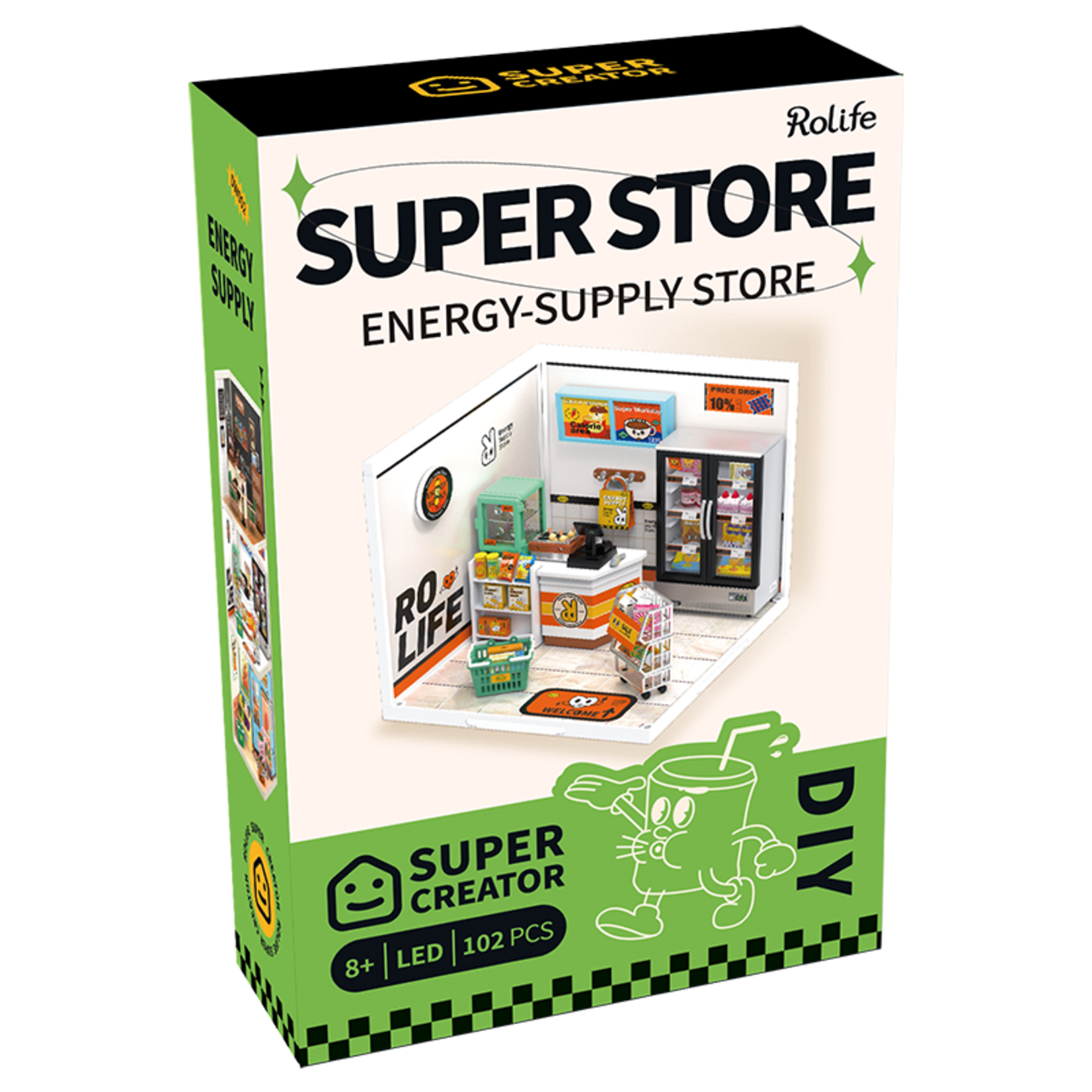 Robotime *****Rolife DW002 - Super Creator - Energy-Supply Store