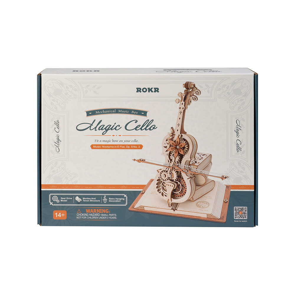 Robotime ROKR AMK63 - Mechanical Music Box - Magic Cello