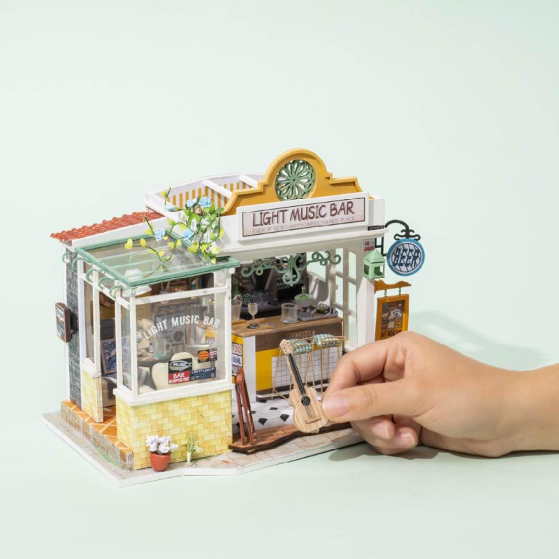 Robotime Rolife DG147 - DIY Miniature House - Light Music Bar