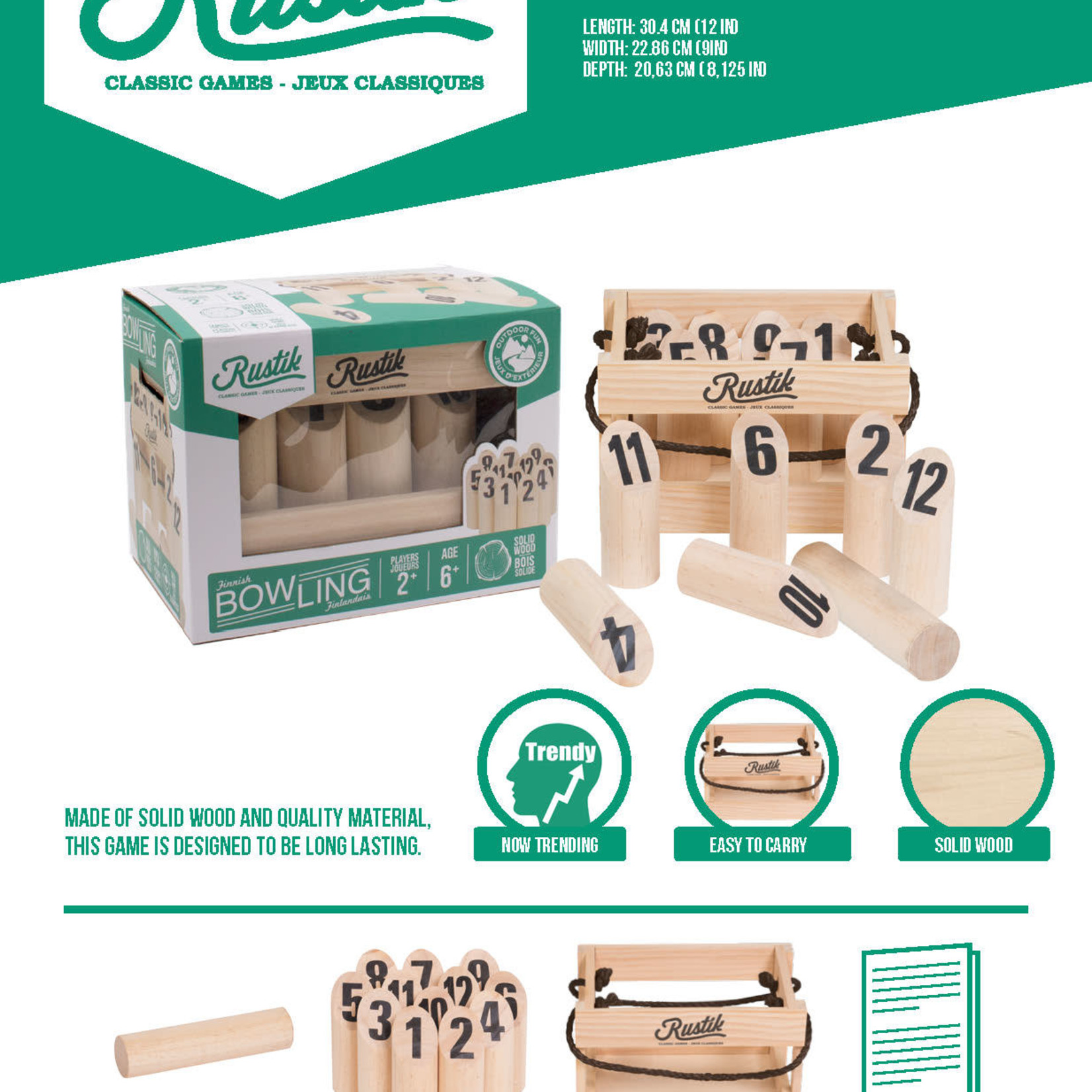 Rustik Quilles finlandaises