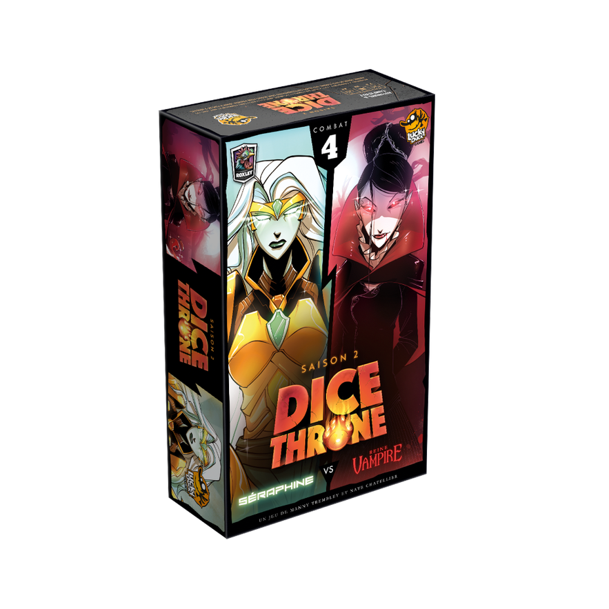 Lucky Duck Games Dice Throne Saison 2 - Combat 4 : Séraphine VS Reine Vampire
