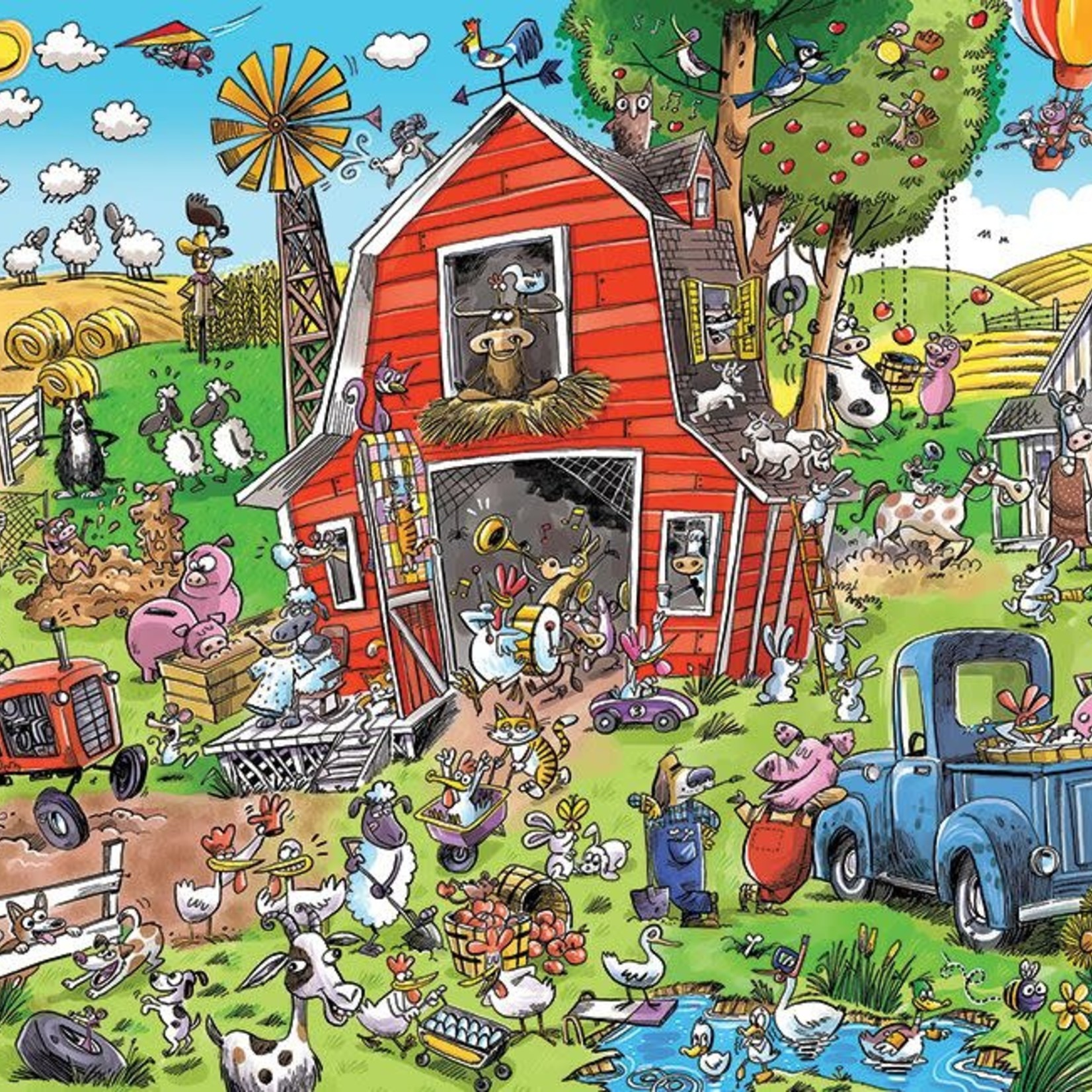 Cobble Hill Cobble Hill 1000 - Doodle Town : Farmyard Folly