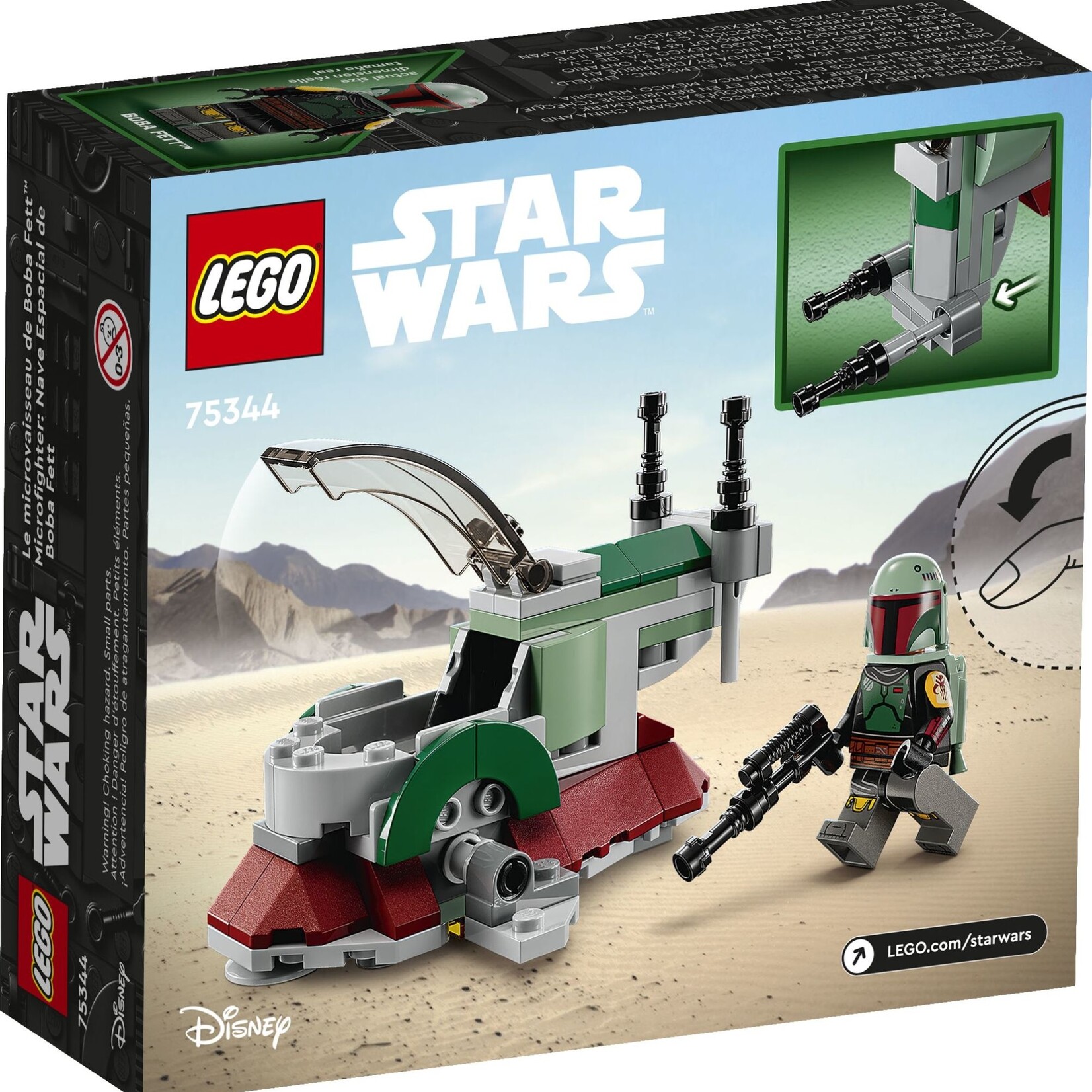 Lego Lego 75344 Star Wars - Le microvaisseau de Boba Fett