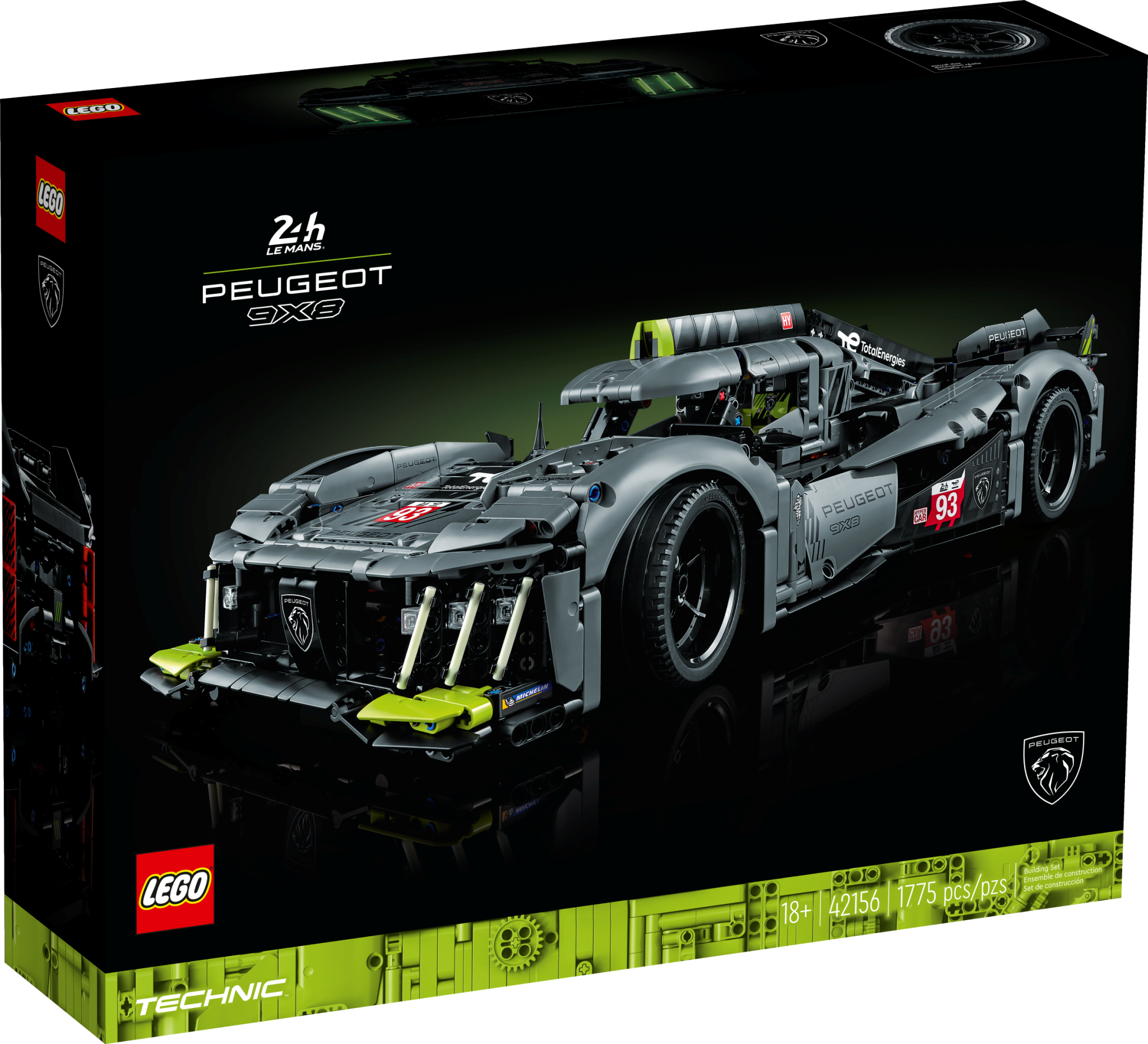 Lego Lego 42156 Technic - PEUGEOT 9X8 24H Le Mans Hybrid Hypercar