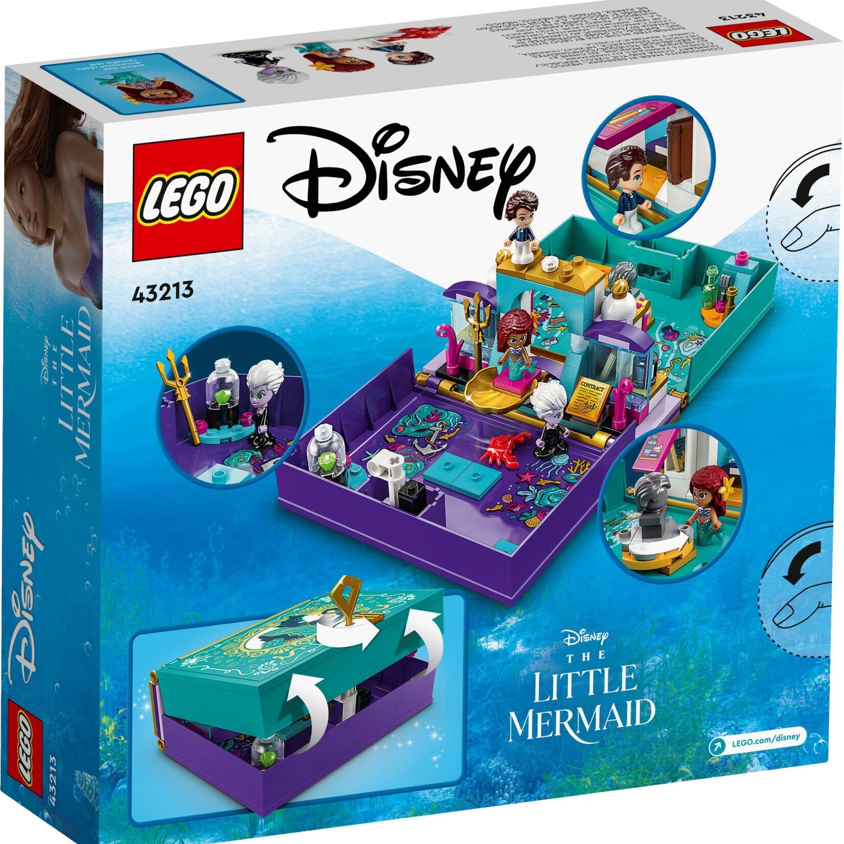 Lego Lego 43213 Disney - Livre d’histoire de La petite sirène