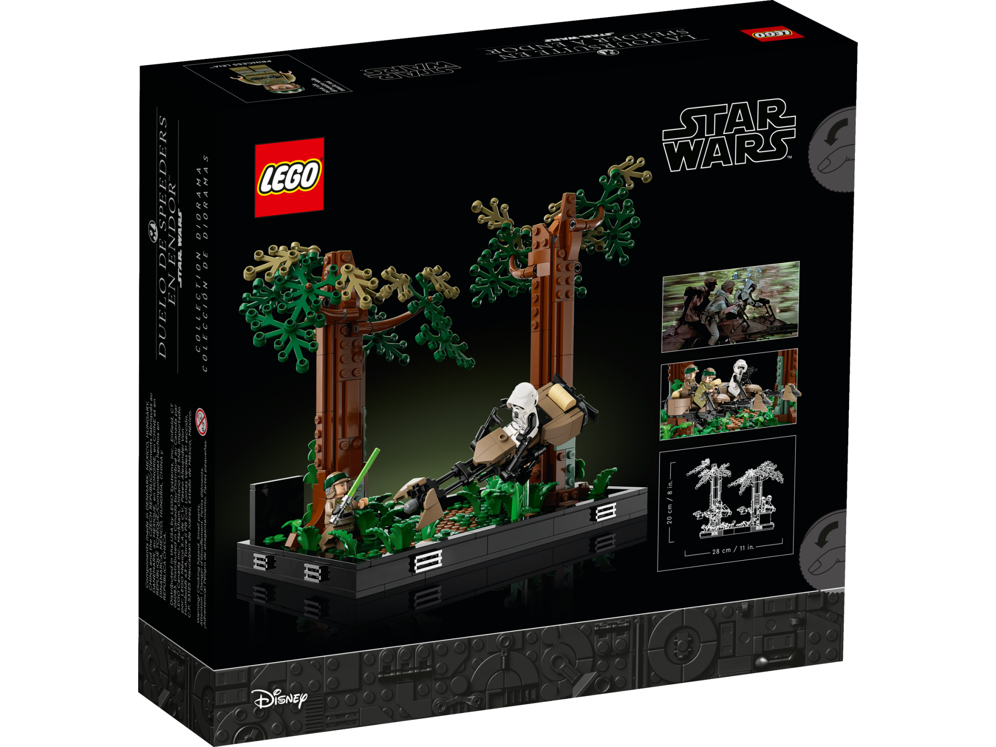 Lego Lego 75353 Star Wars - Diorama de La poursuite en Speeder à Endor
