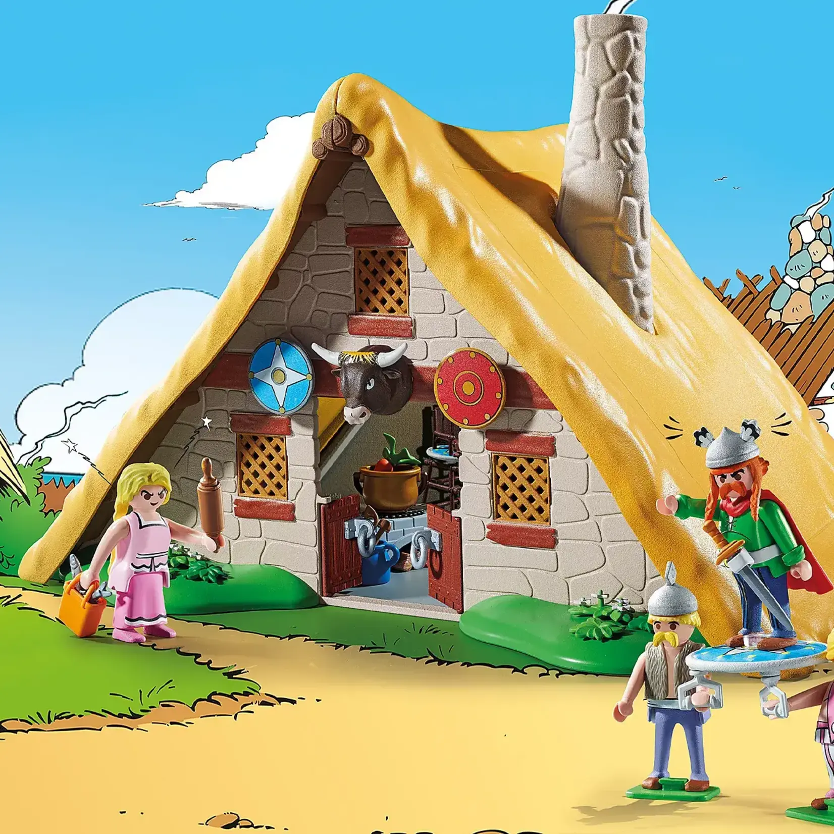 Playmobil Playmobil Astérix 70932 - La hutte d'Abraracourcix