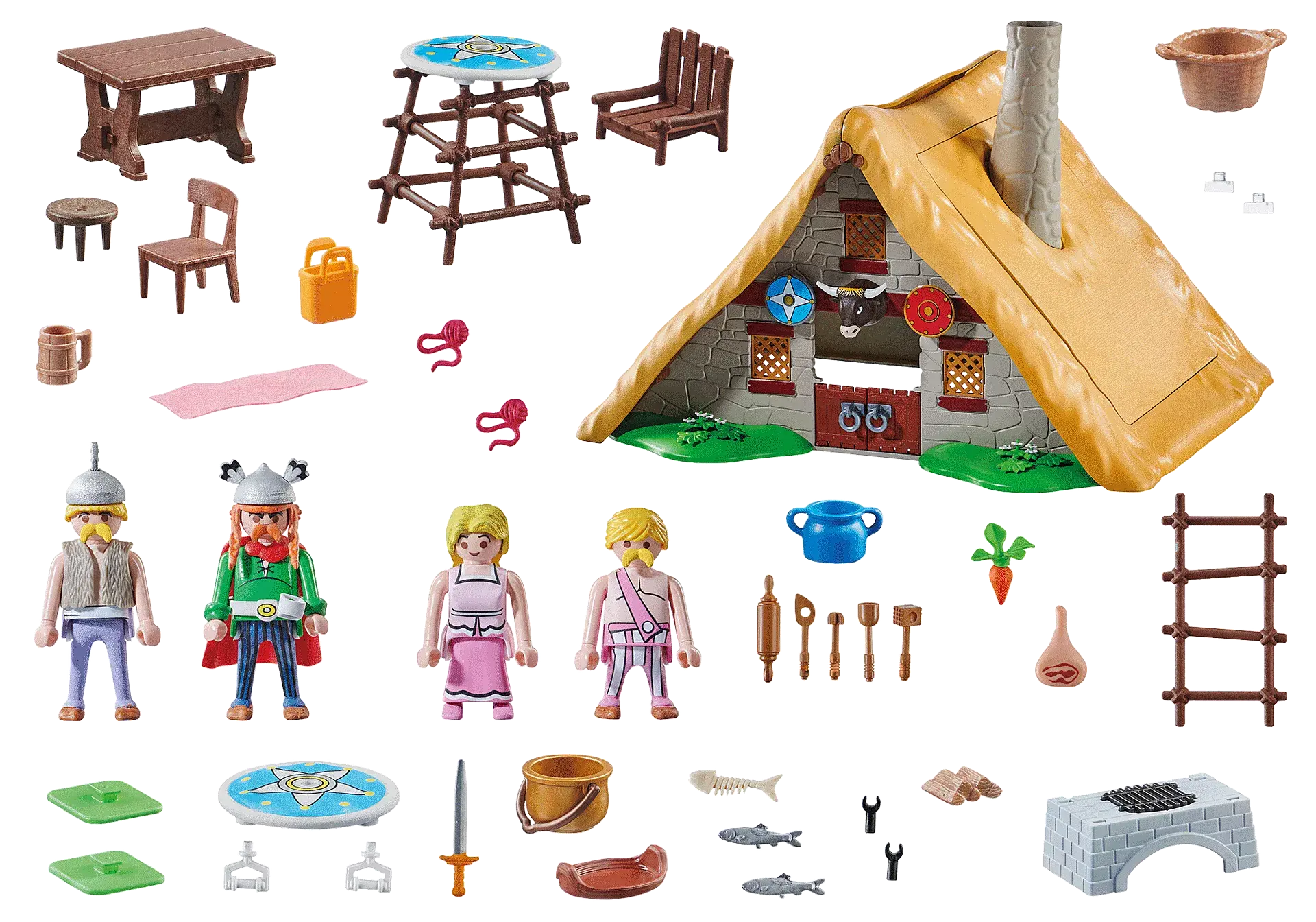 Playmobil Playmobil Astérix 70932 - La hutte d'Abraracourcix