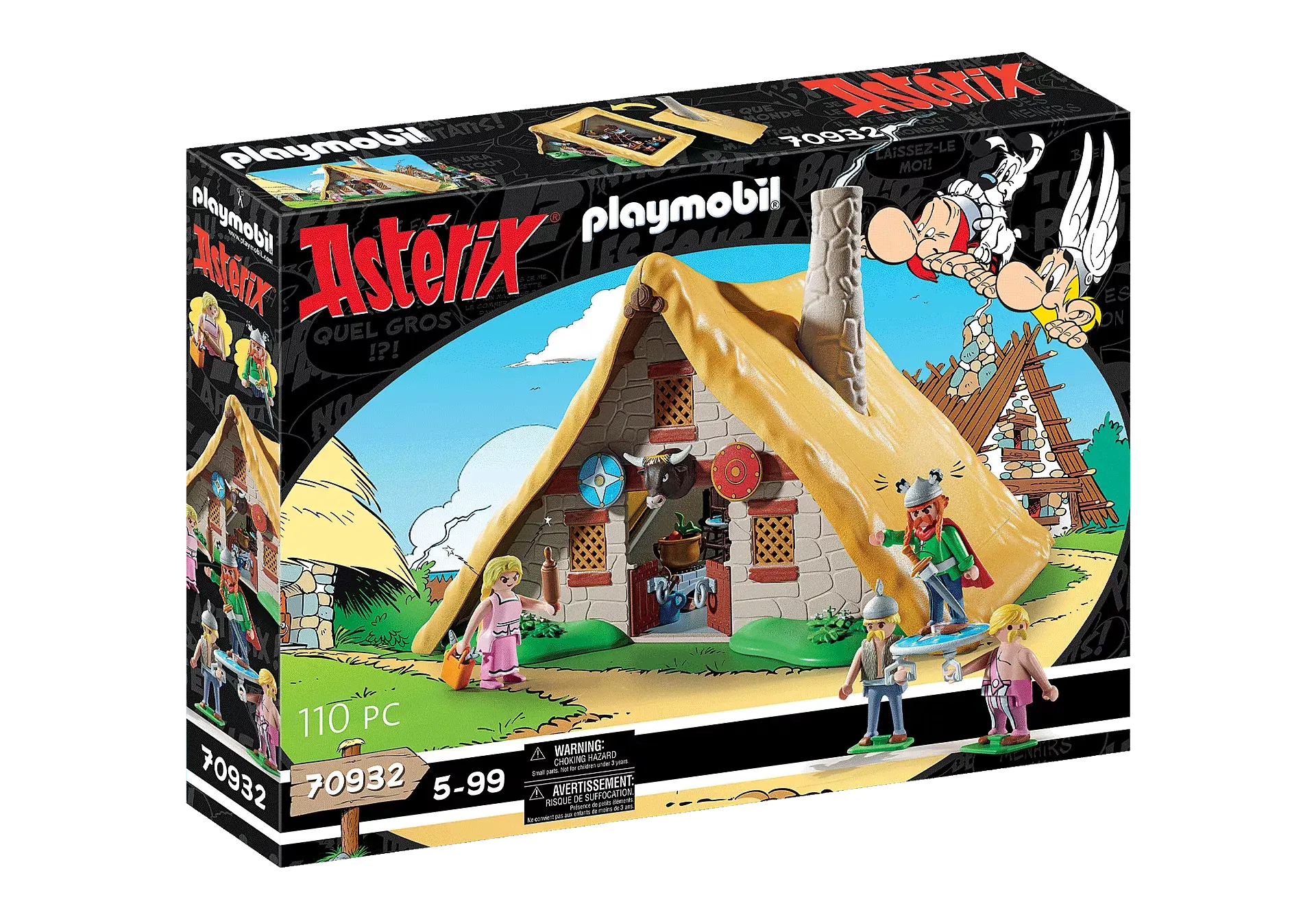 Playmobil Playmobil Astérix 70932 - La hutte d'Abraracourcix