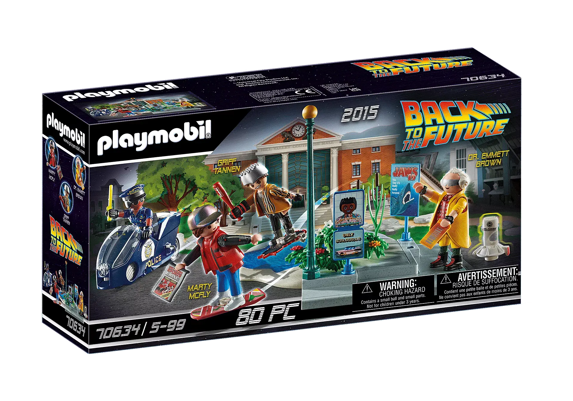 Playmobil Playmobil Back to the Future 70634 - Partie II - Course d'hoverboard