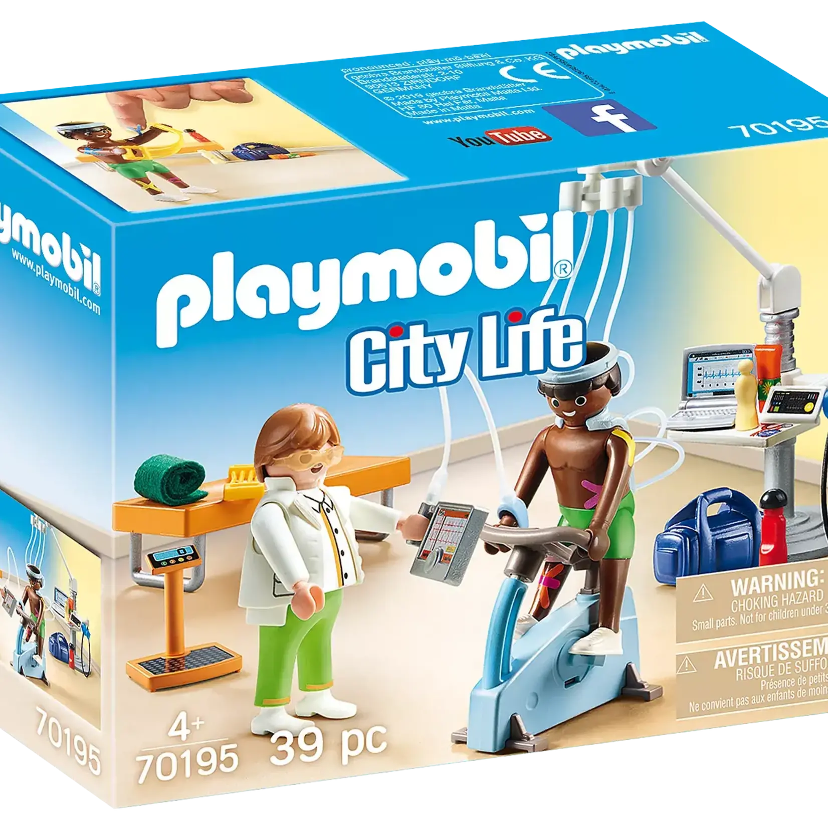 Playmobil Playmobil City Life 70195 - Cabinet de kinésithérapeute