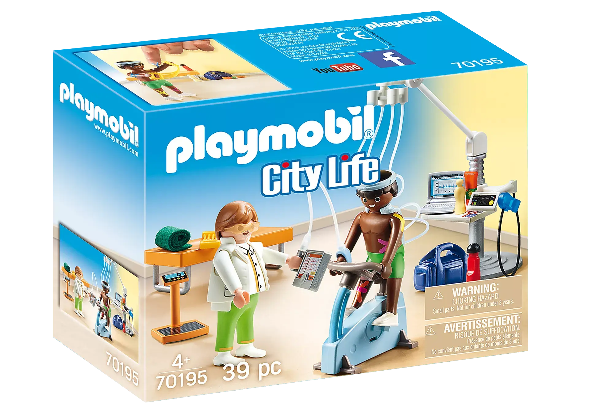 PLAYMOBIL CITY LIFE 70052 - Secouriste et gyropode Playmobil