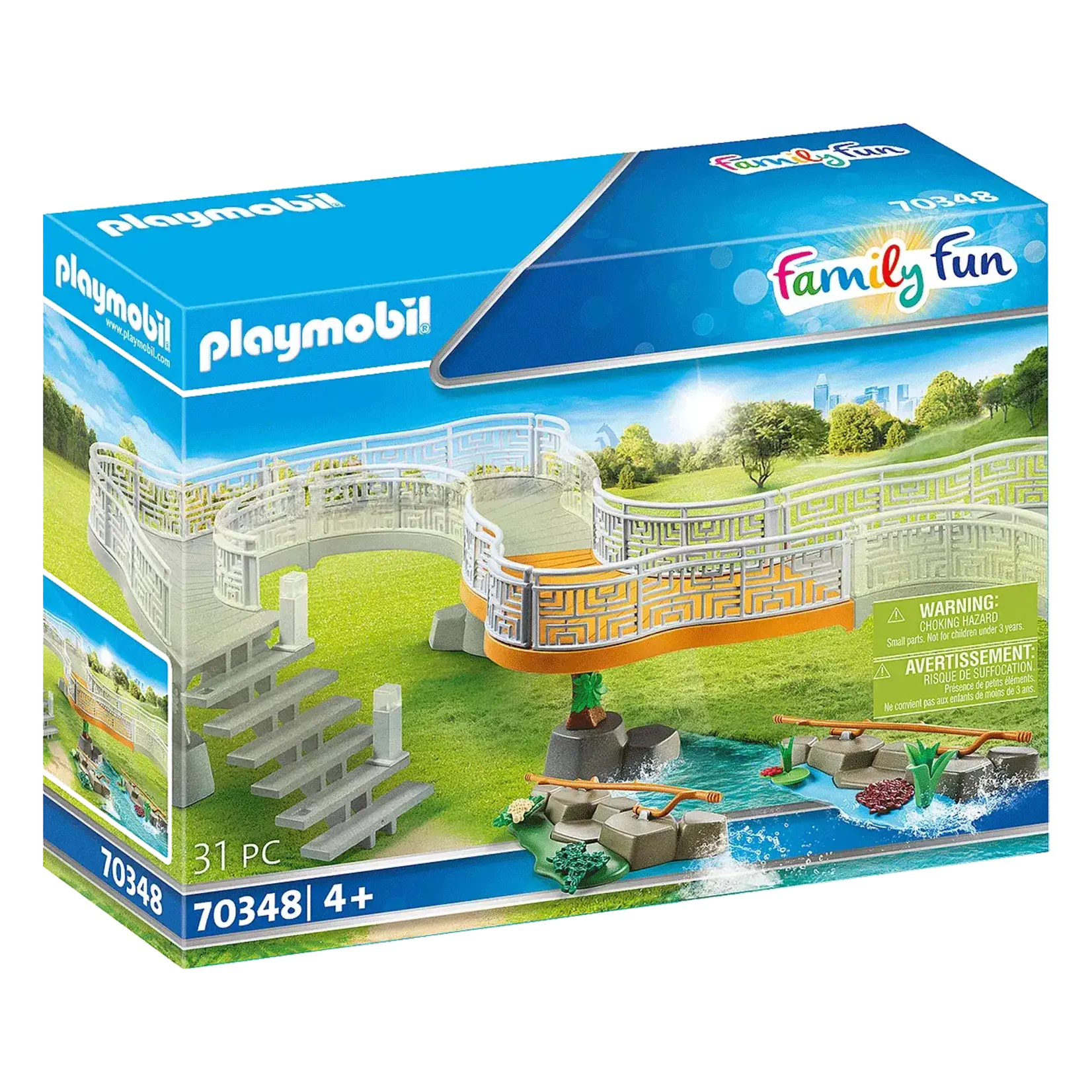 Playmobil Playmobil Family Fun 70348 - Extention pour parc animalier
