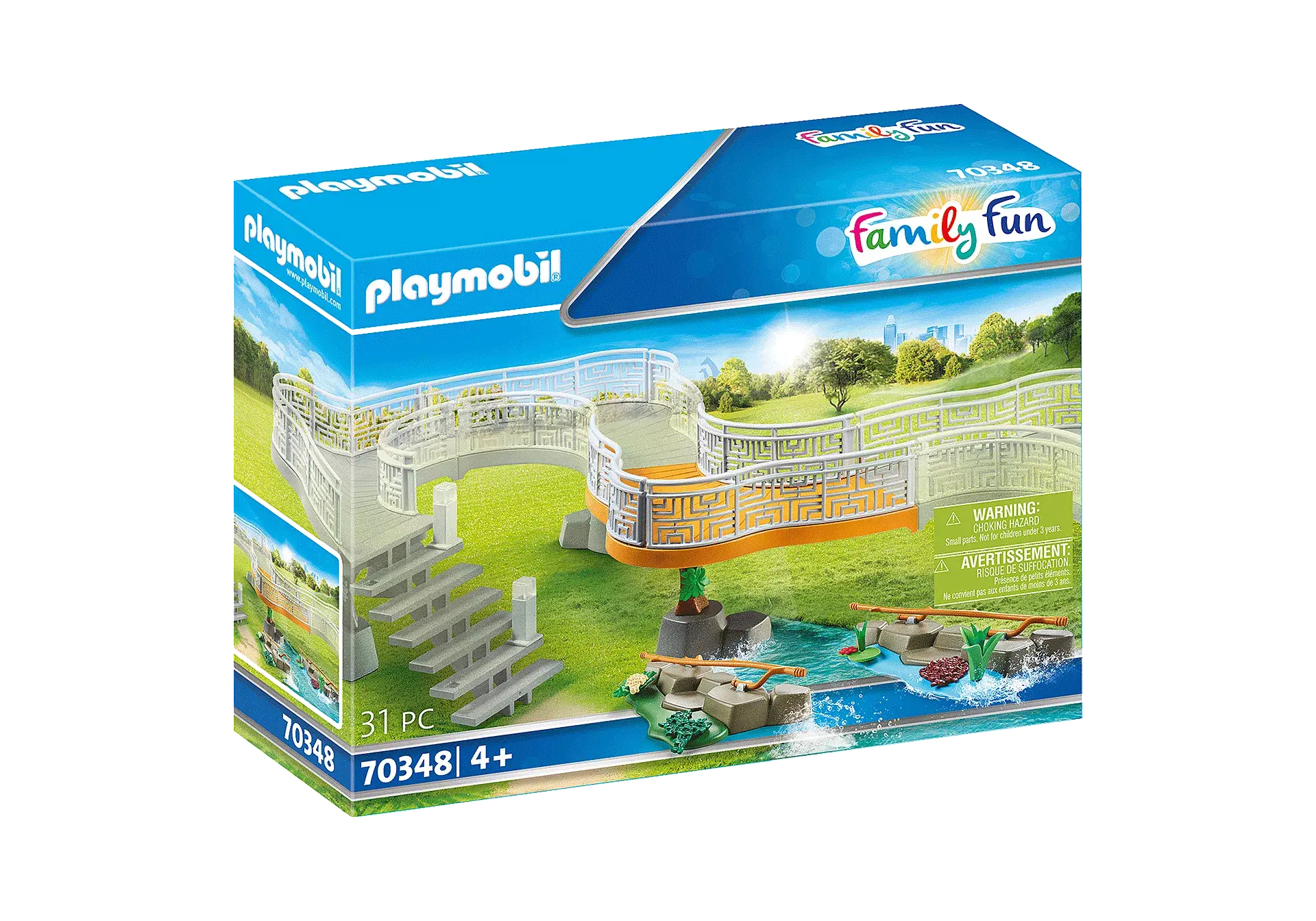 Playmobil Playmobil Family Fun 70348 - Extention pour parc animalier