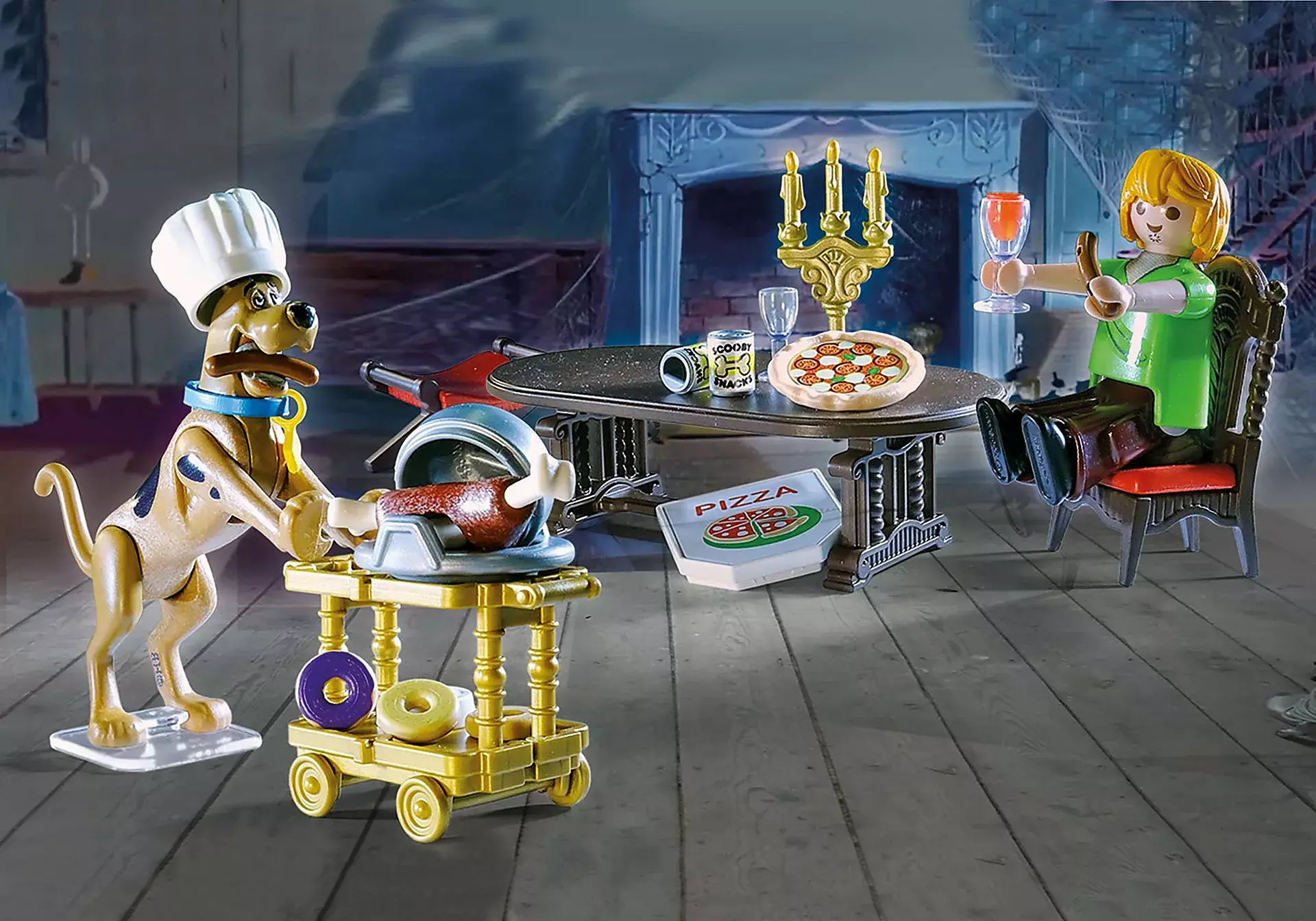Playmobil Playmobil Scooby-Doo! 70363 - Salle de diner avec Sammy