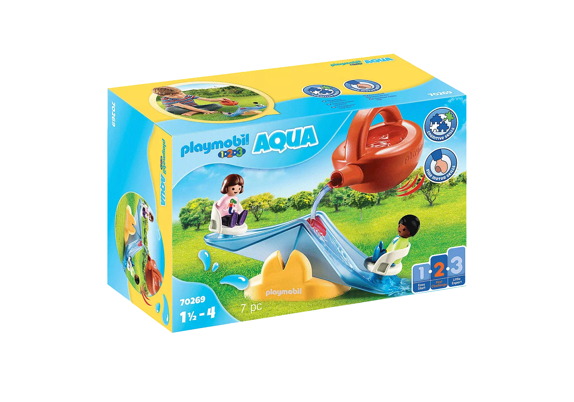 Playmobil *****Playmobil 1.2.3 Aqua 70269 - Balançoire aquatique avec arrosoir