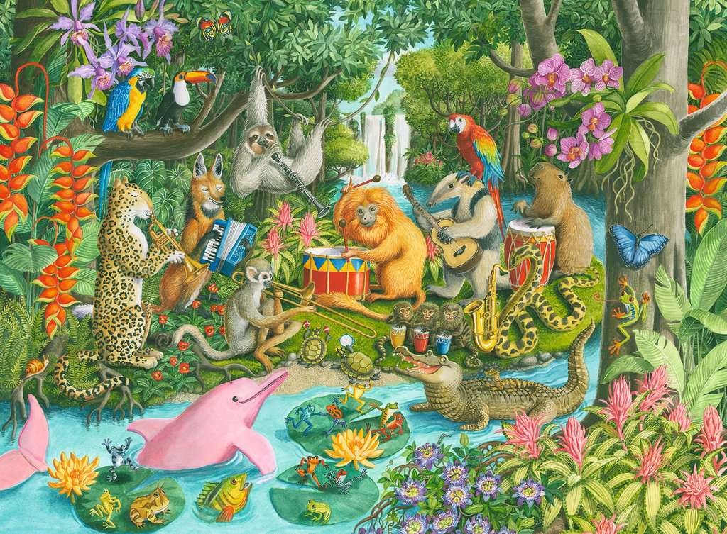 Ravensburger Ravens 100XXL - L'orchestre des animaux