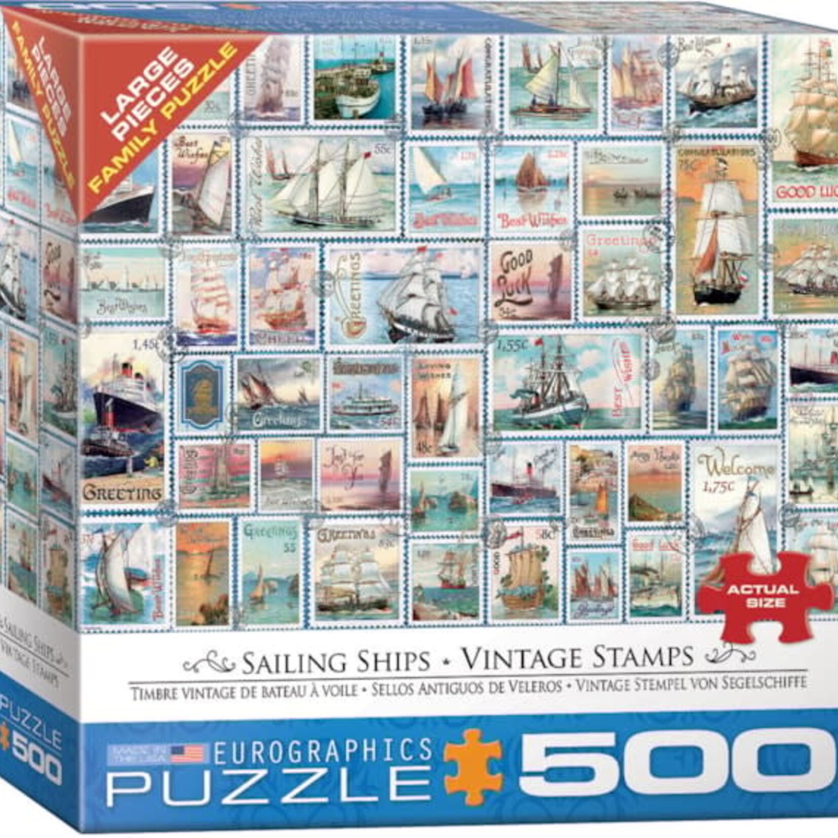 Eurographics Eurographics 500L - Timbre vintage de bateau à voile